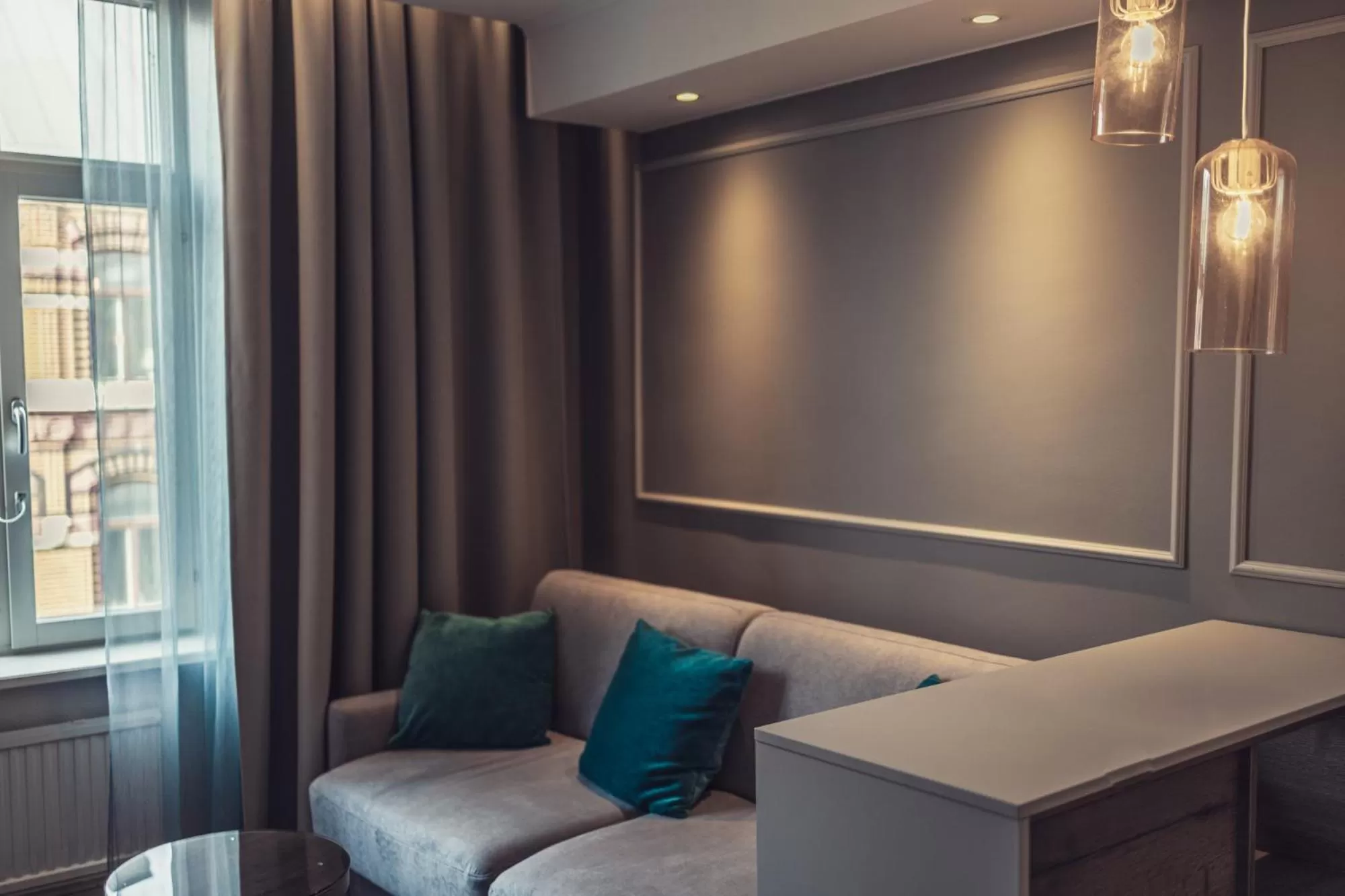 Seating area in Hotel Poseidon