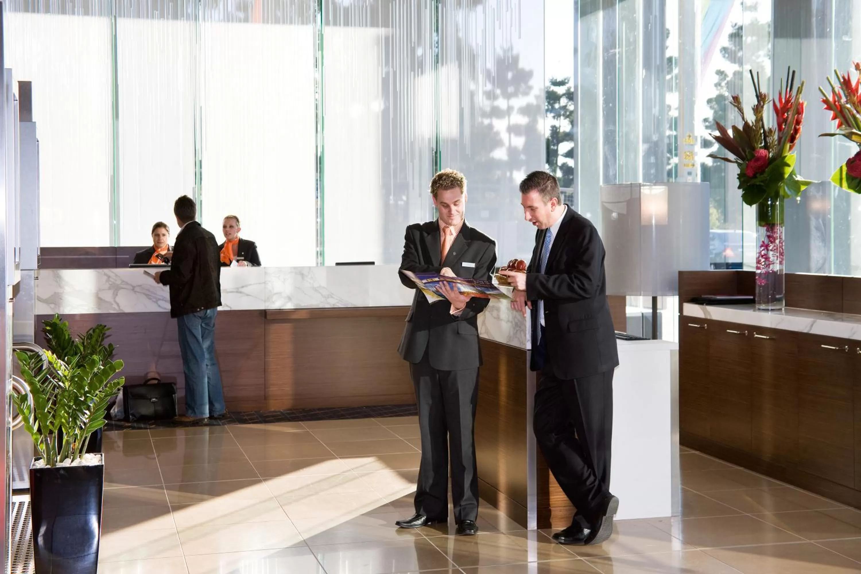 Lobby or reception in Pullman Sydney Olympic Park