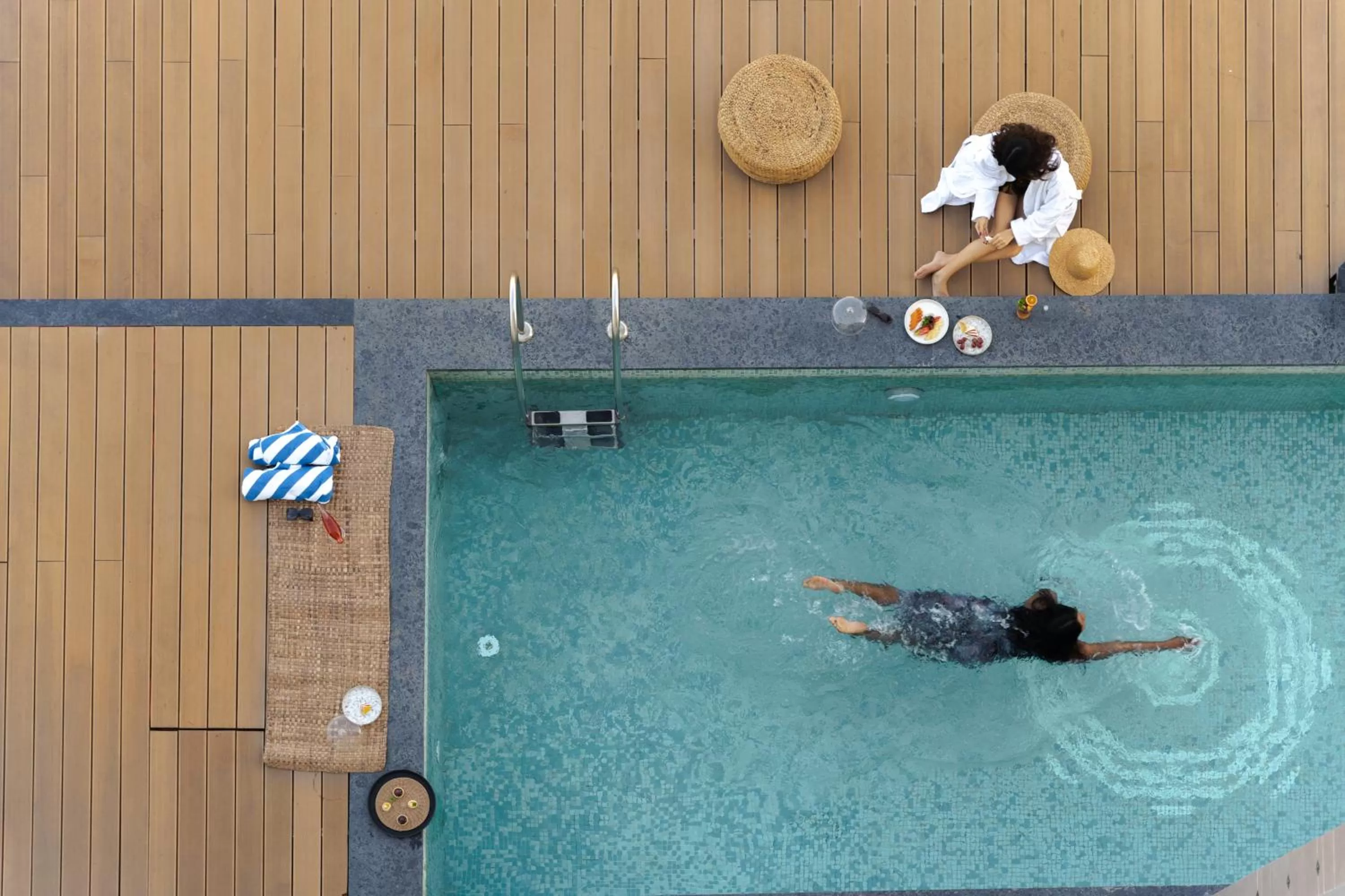 Swimming pool in The Greenwood Guwahati - A Luxury Boutique Hotel