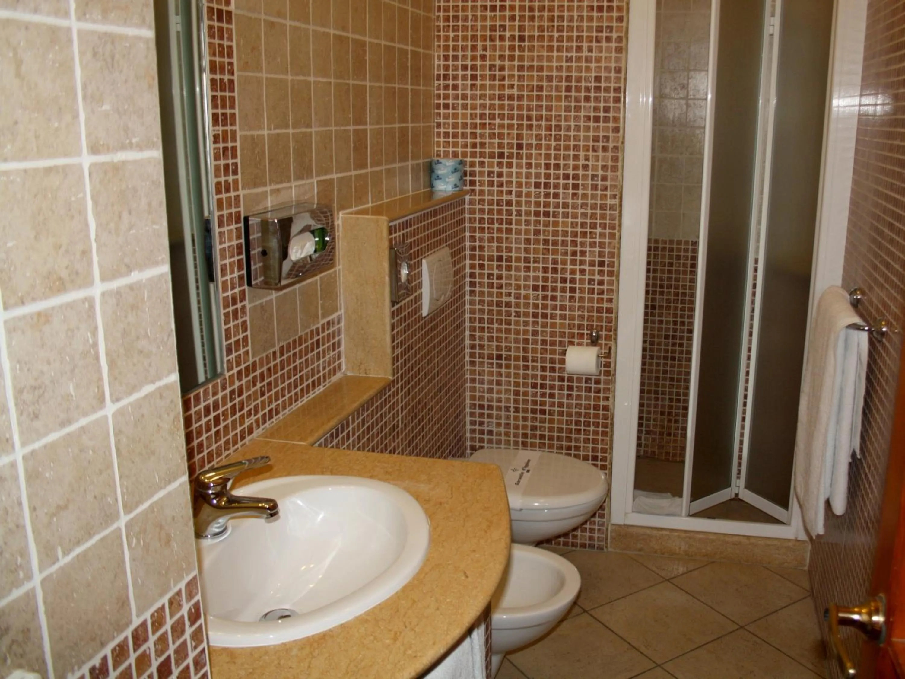 Bathroom in Hotel La Filadelfia