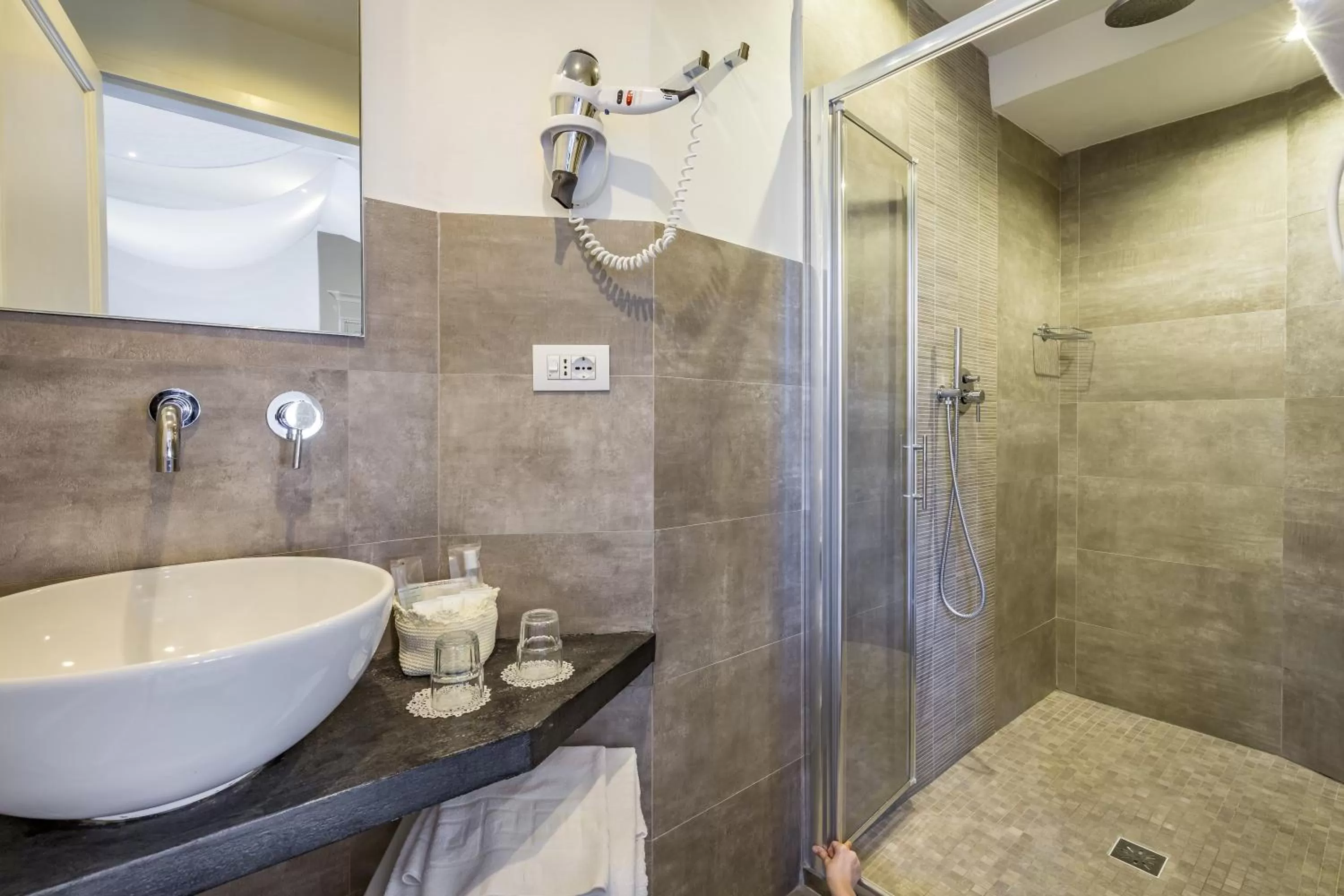 Shower in Hotel La Scaletta al Ponte Vecchio