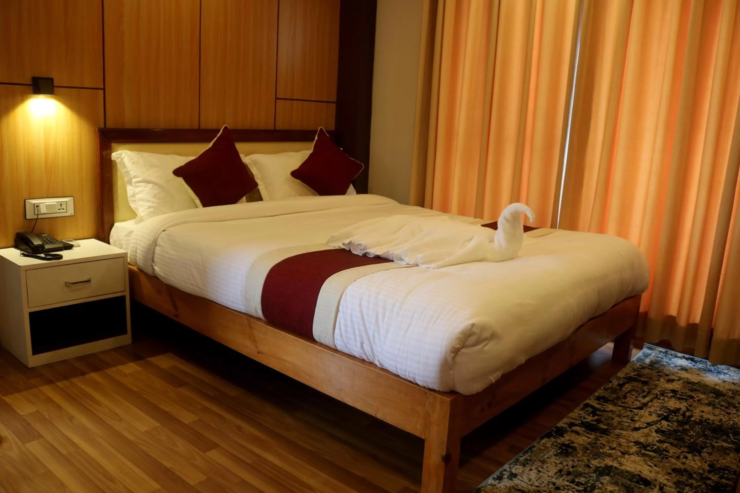 Bedroom, Bed in Hotel Family Ties Pvt. Ltd.