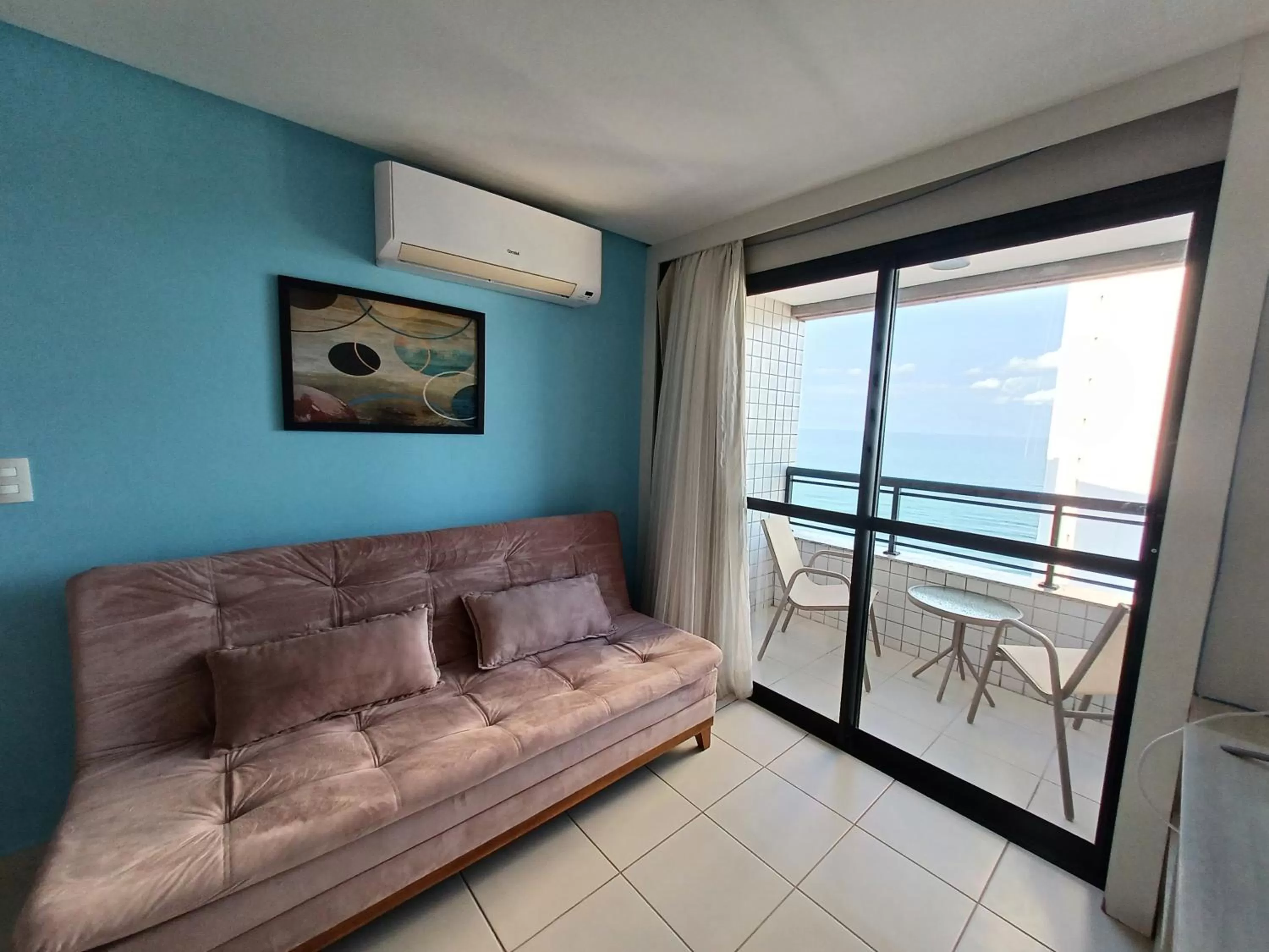 Living room, Seating Area in Ponta Negra Flat Confort 18 Andar