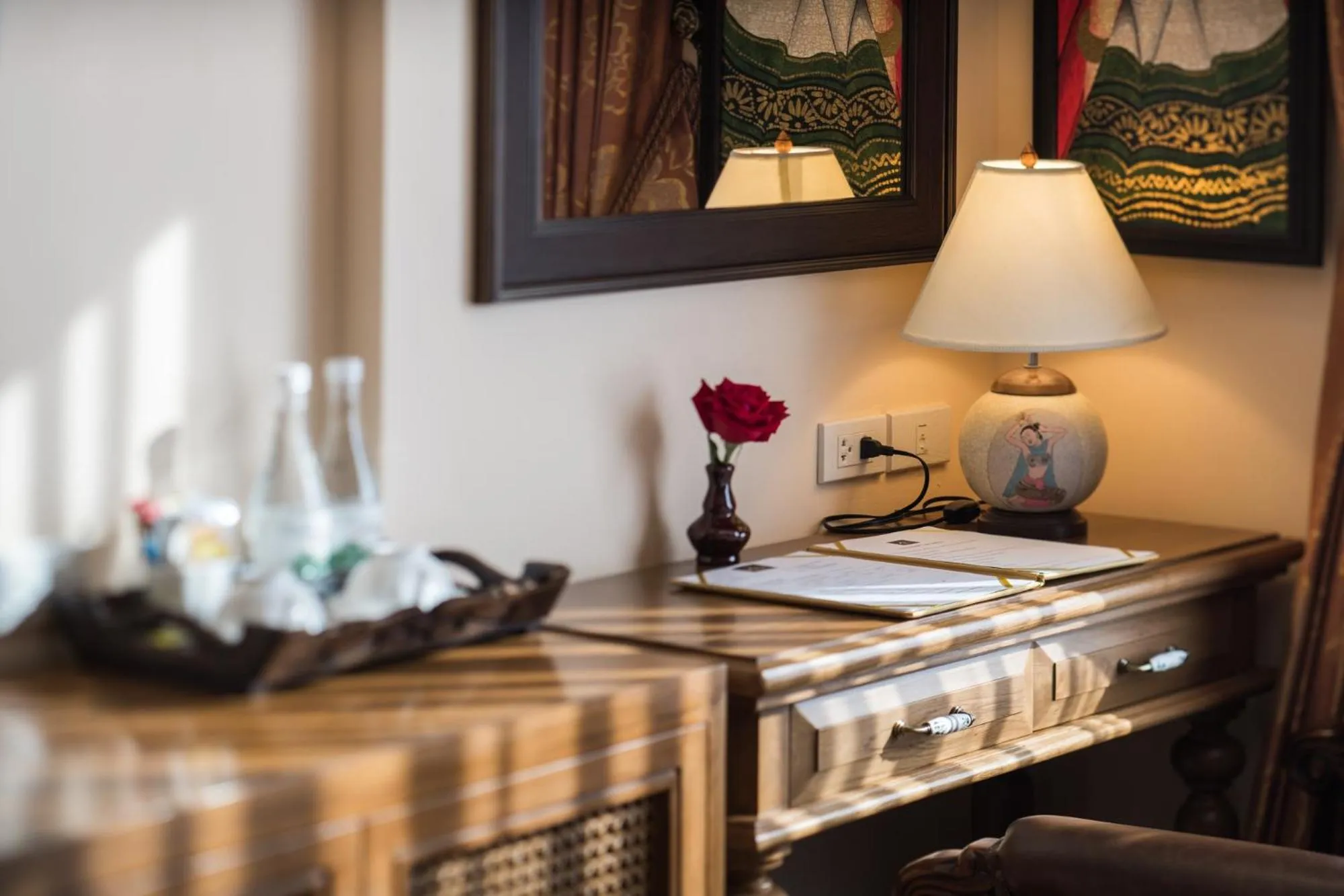 Decorative detail in Peak Nimman Prestige Hotel