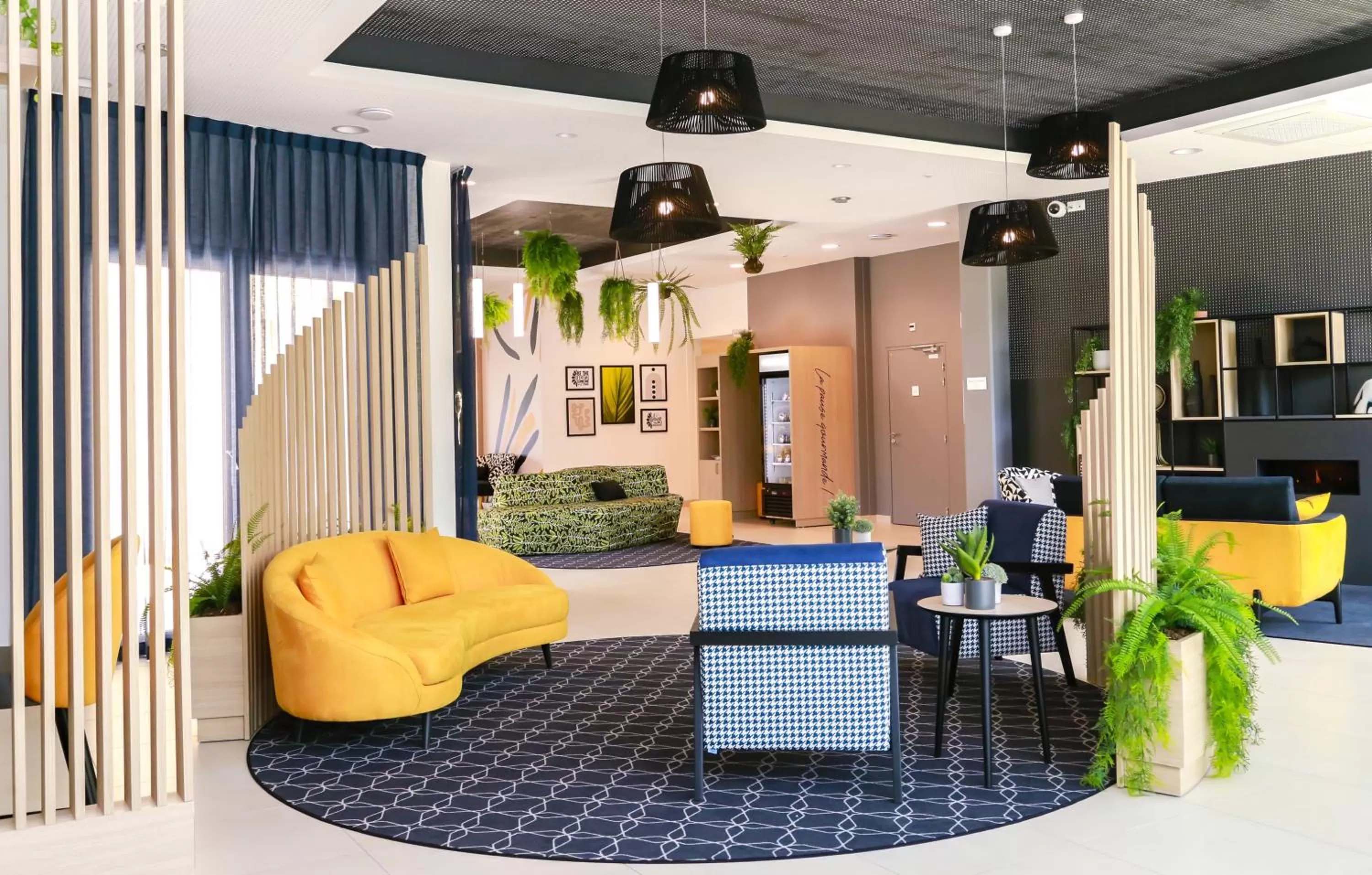 Lobby or reception in Appart Hotel Odalys City Angers Centre Gare