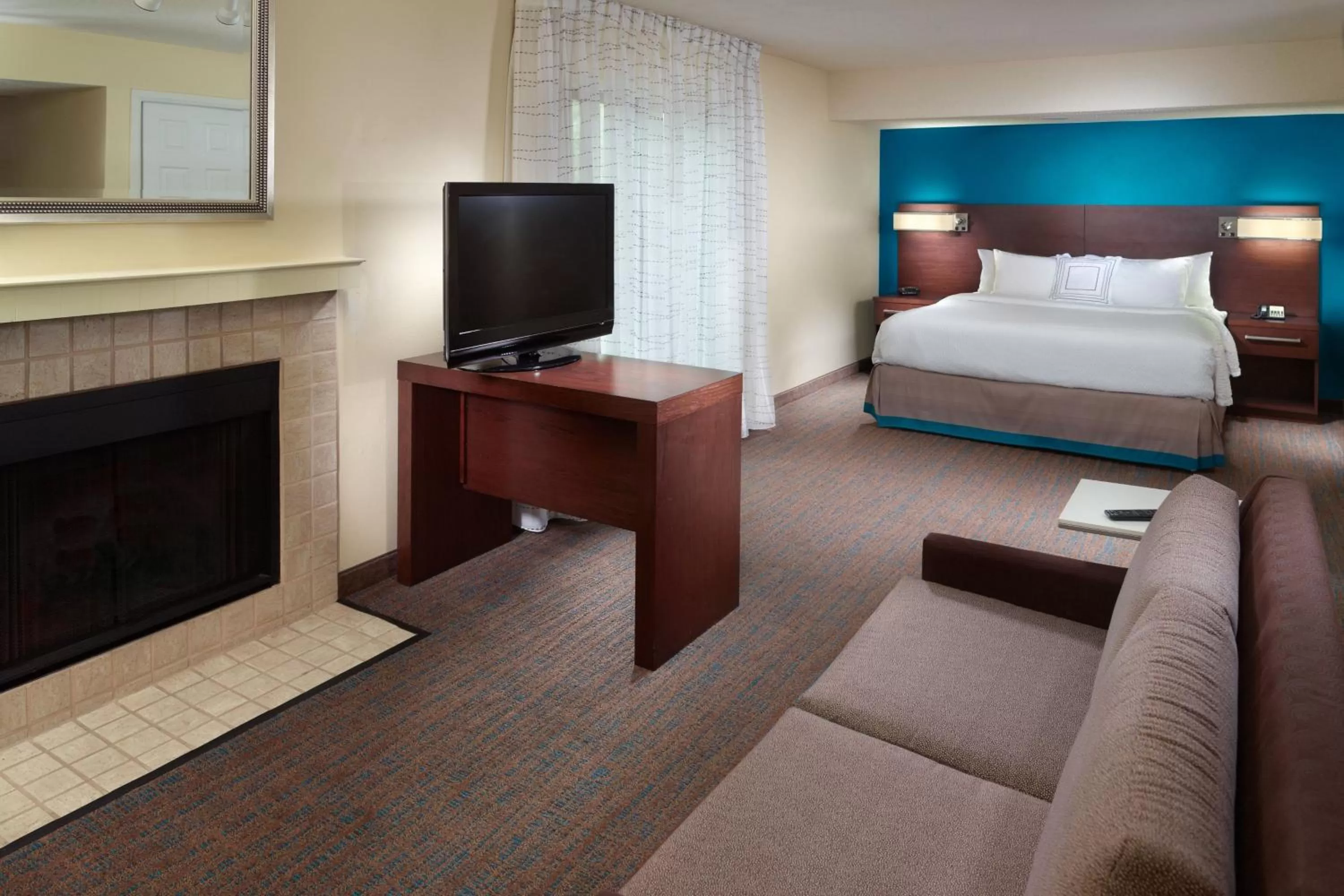 Photo of the whole room, Bed in Residence Inn by Marriott Nashville Airport