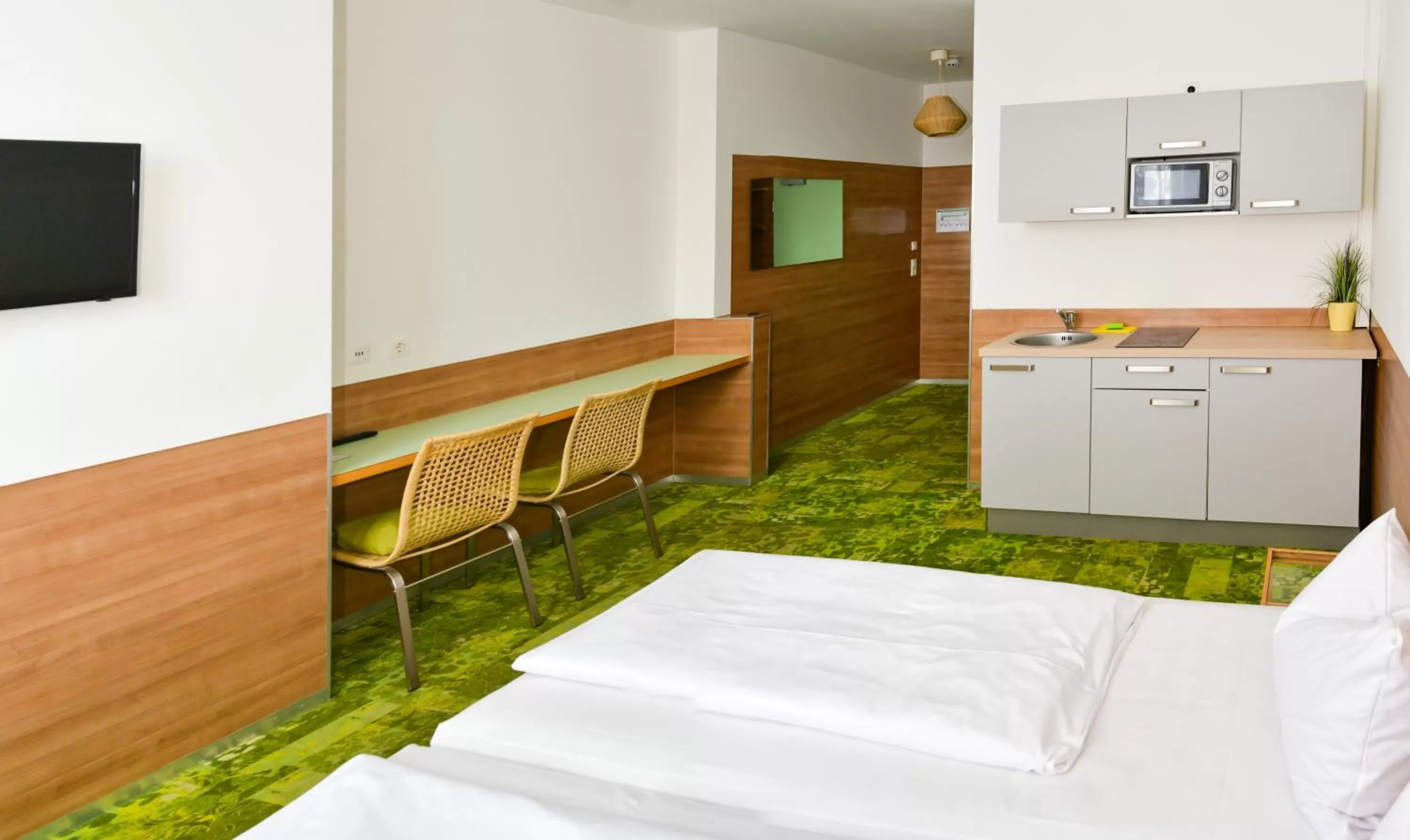 Photo of the whole room, Bed in 24seven Apartments - Self Check-IN