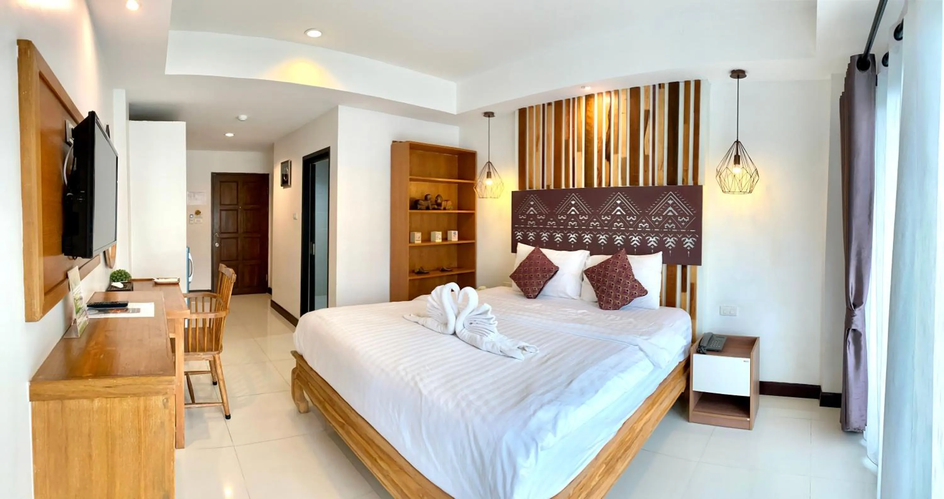 Bed in My Chiangmai Boutique Lodge