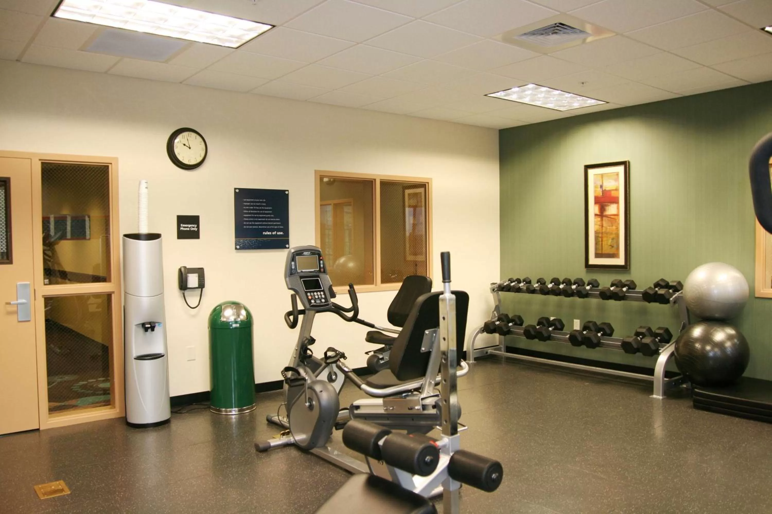 Fitness centre/facilities in Hampton Inn & Suites Folsom