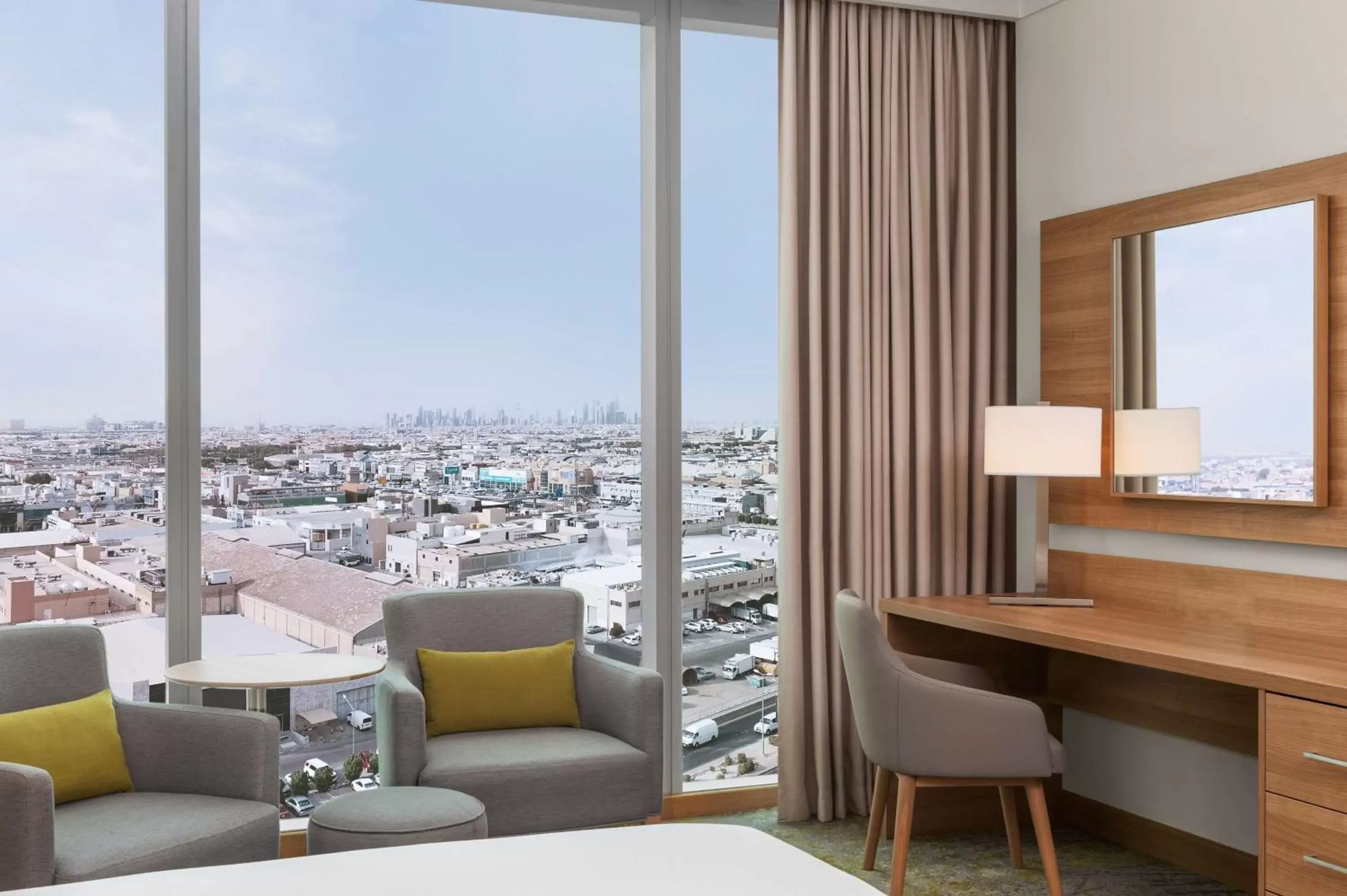 King Room with City View in Hilton Garden Inn Kuwait King Room with City View in Hilton Garden Inn Kuwait