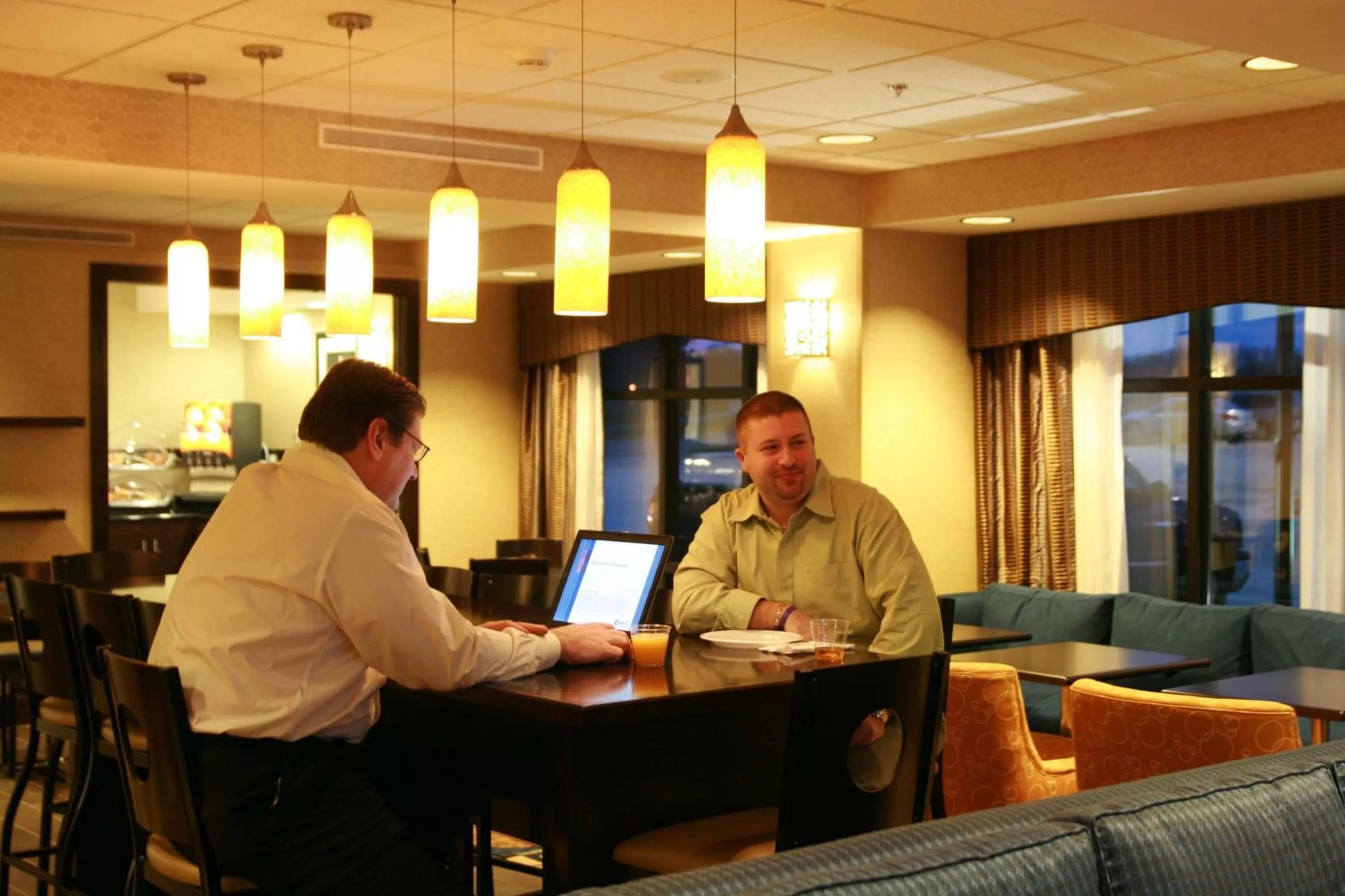 Lobby or reception in Hampton Inn Topeka