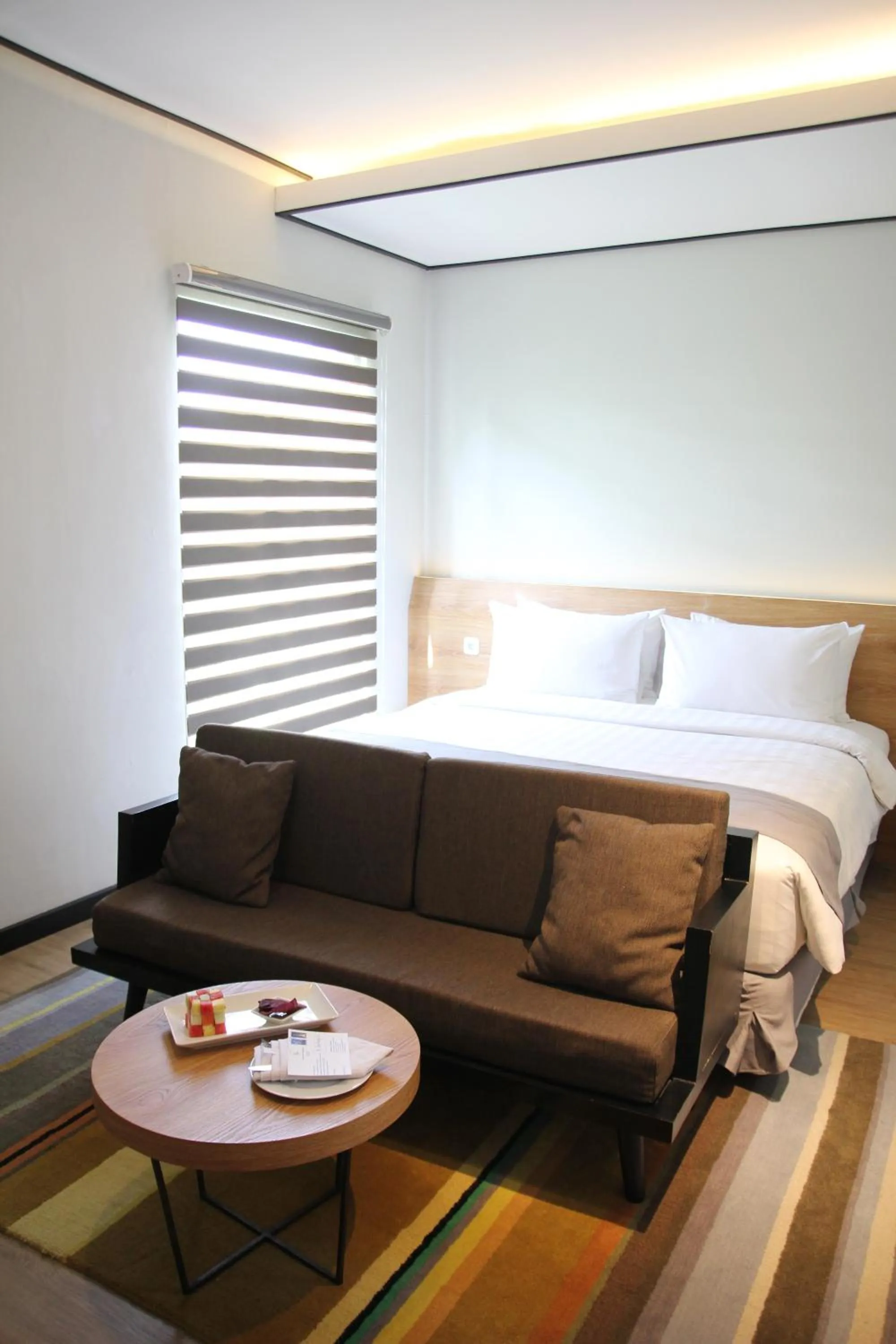 Bed in Allstay Ecotel Yogyakarta