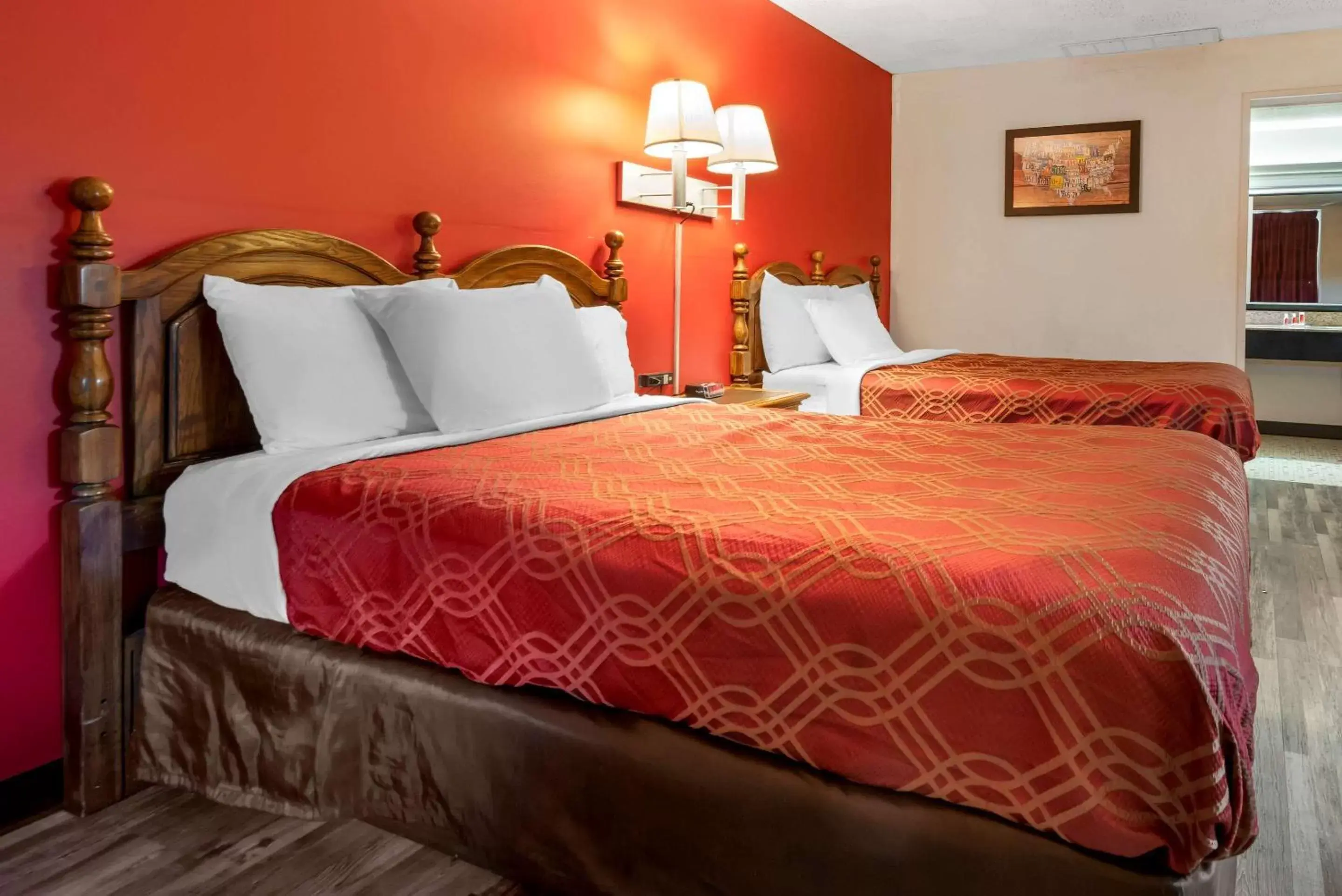 Double Room with Two Double Beds - Non-Smoking in Econo Lodge Cortland Downtown Double Room with Two Double Beds - Non-Smoking in Econo Lodge Cortland Downtown