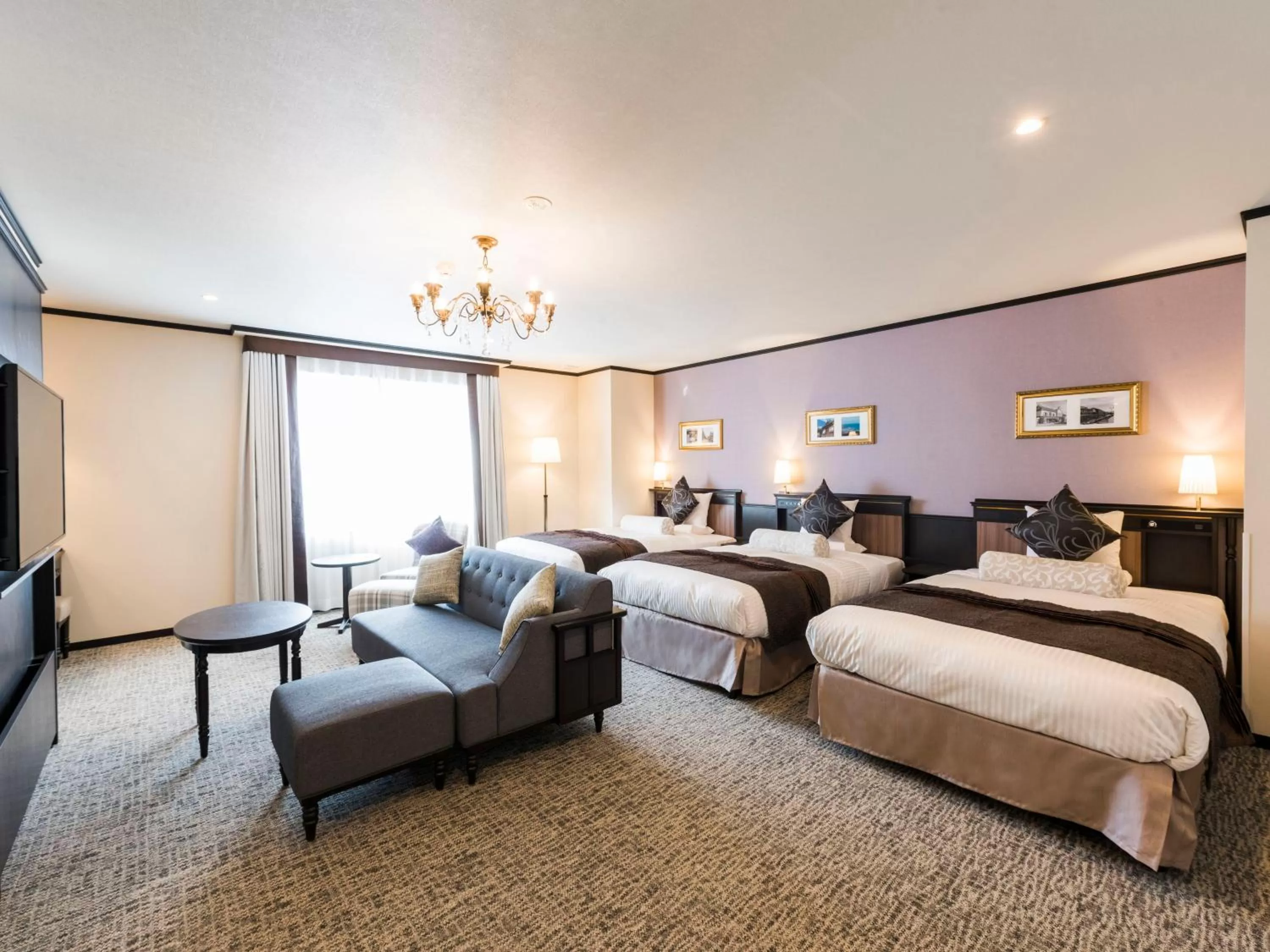 Spring, Bed in Hotel Sonia Otaru