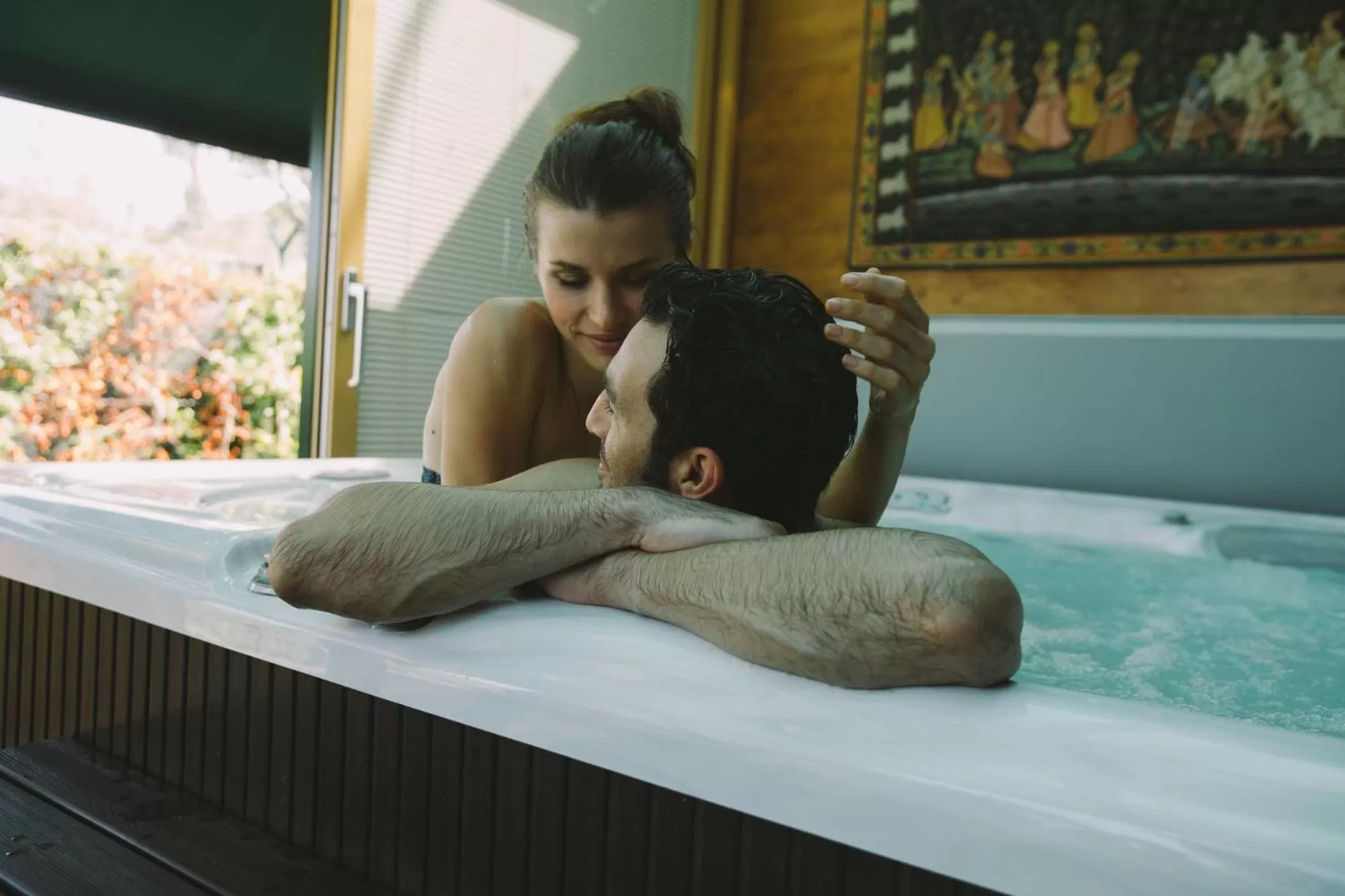 Hot Tub in Villa Abbondanzi Resort