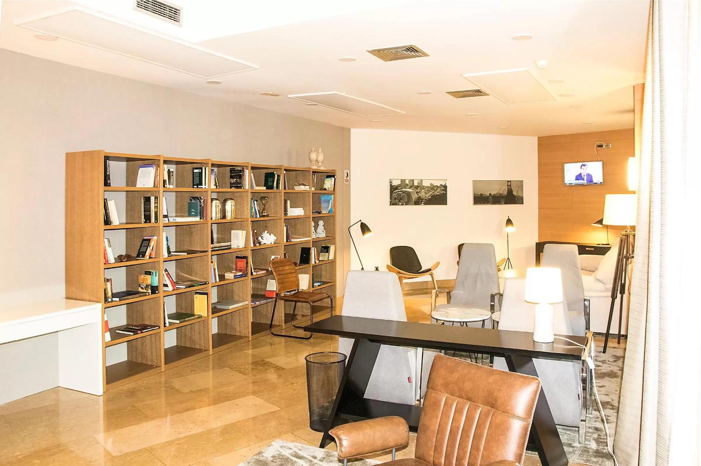 Library in Hotel Palacio de Aiete
