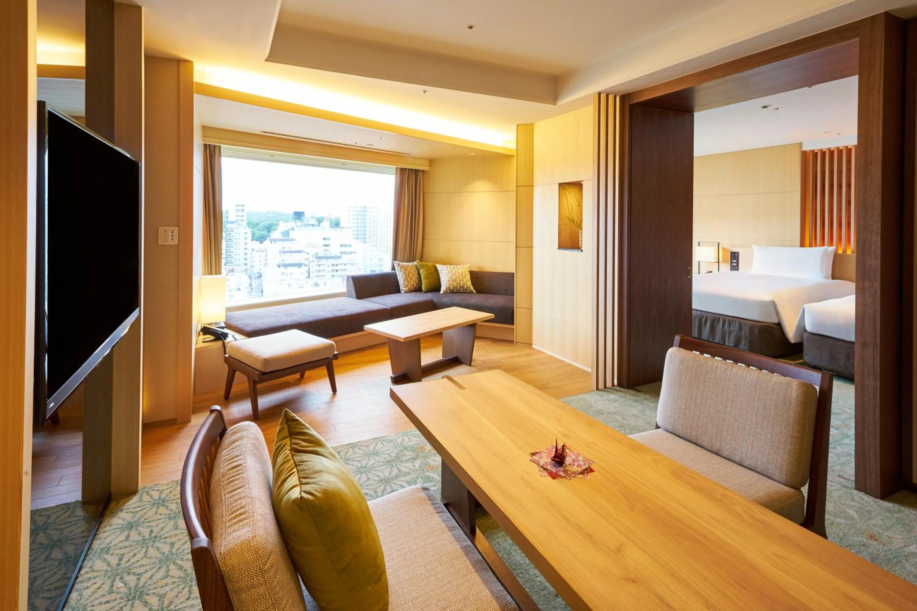 Living room in Hotel Gajoen Tokyo