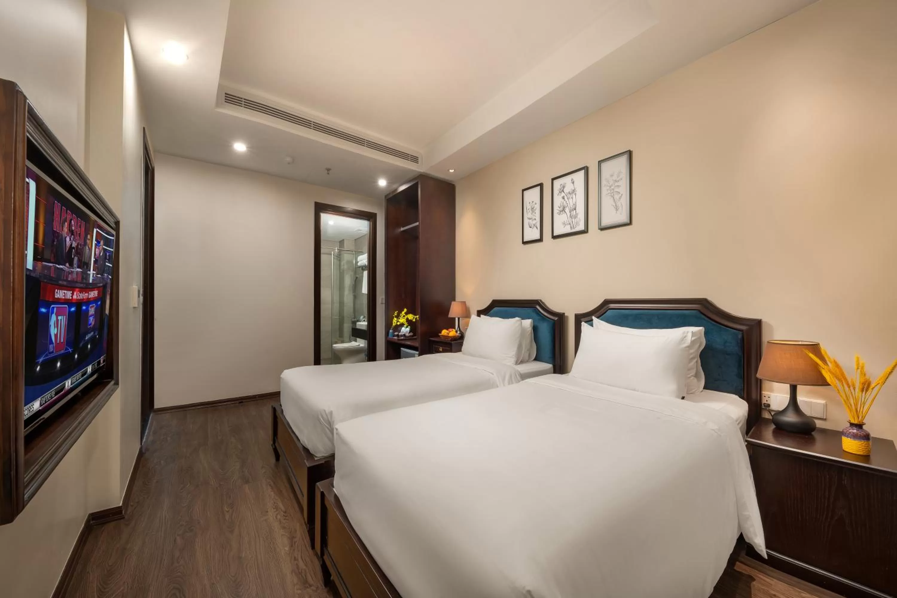 Bed in Hanoi Fiesta Grand Hotel and Spa