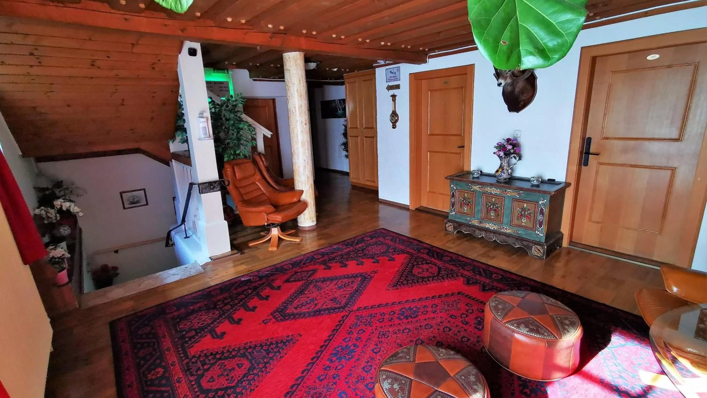 Seating area in Gasthof Geronimo