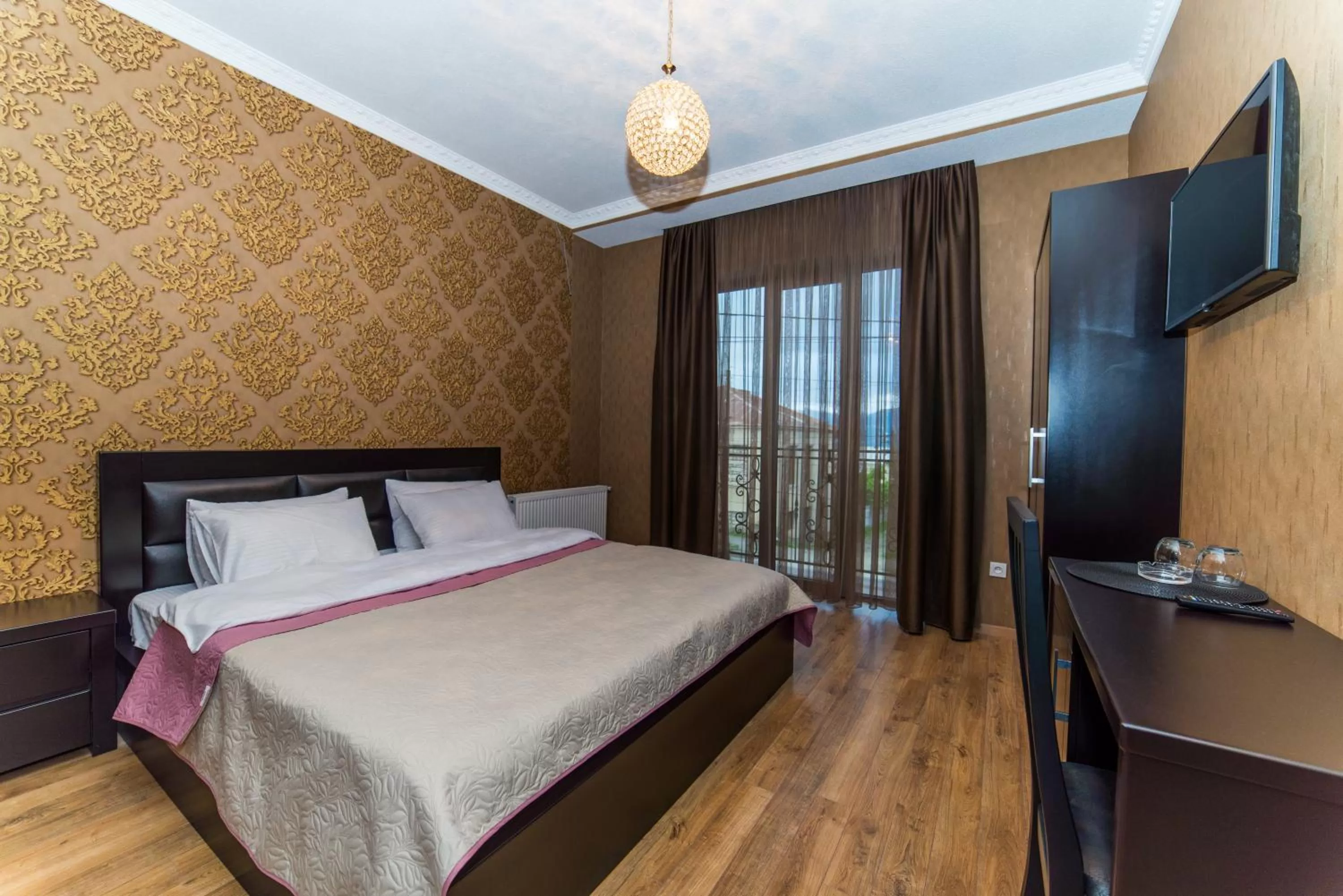 Photo of the whole room, Bed in Hotel New Telavi