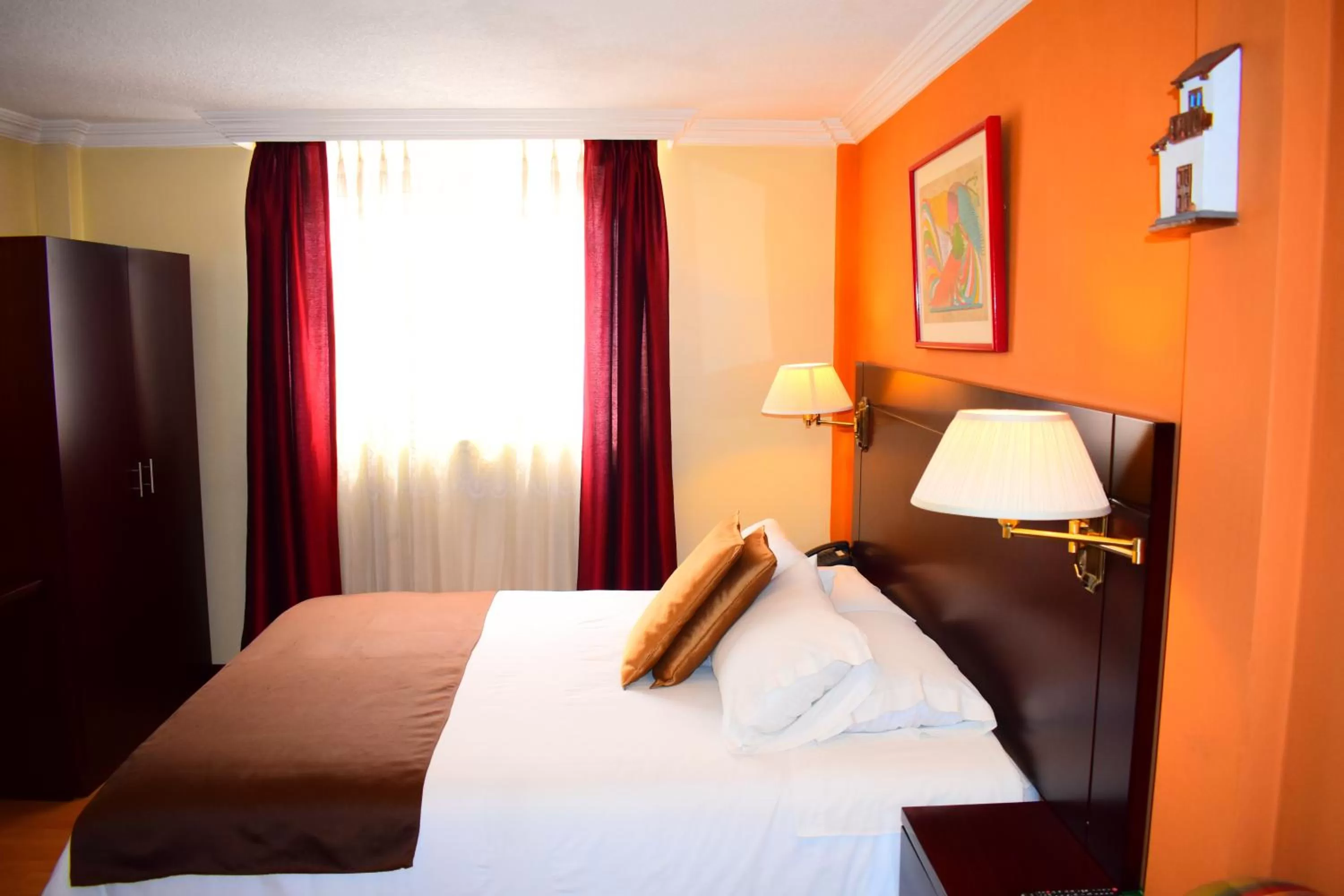 Bedroom, Bed in Hotel Endamo