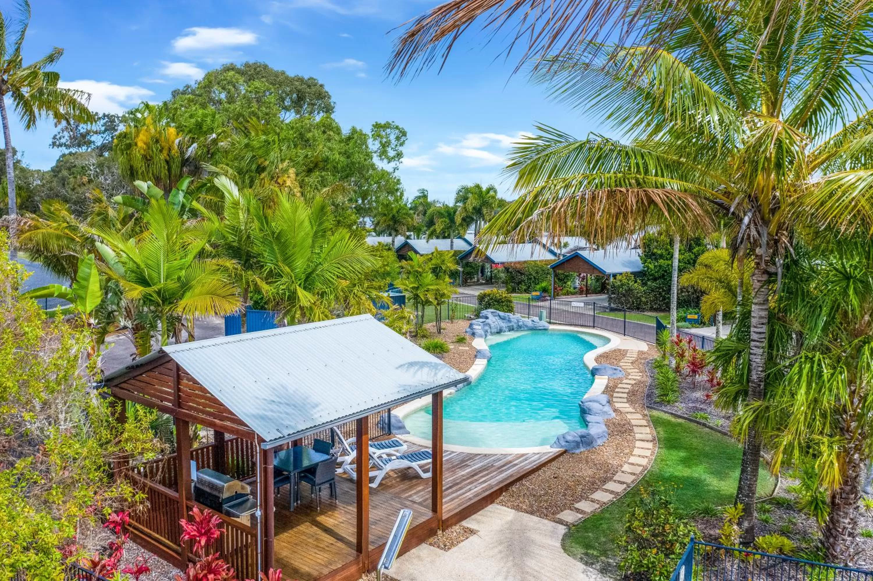 BBQ facilities in Tin Can Bay Marina Villas