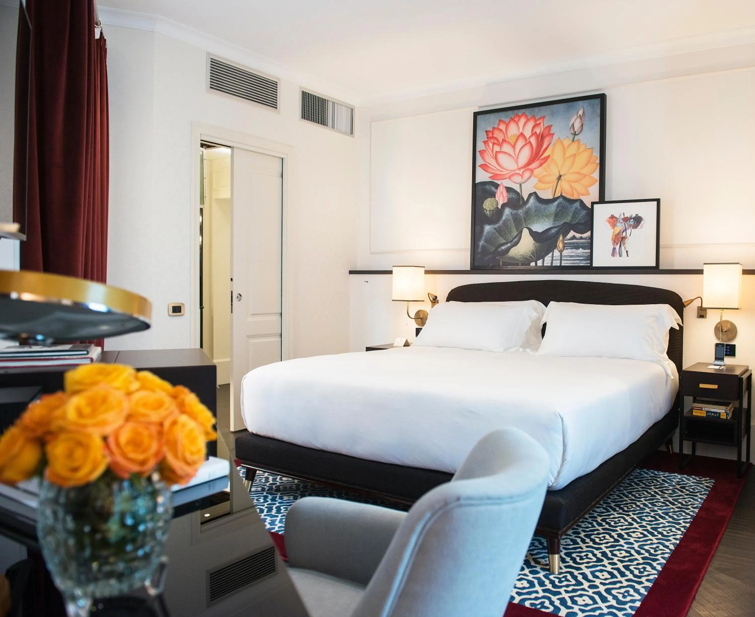 Bed in Hotel Vilòn - Small Luxury Hotels of the World