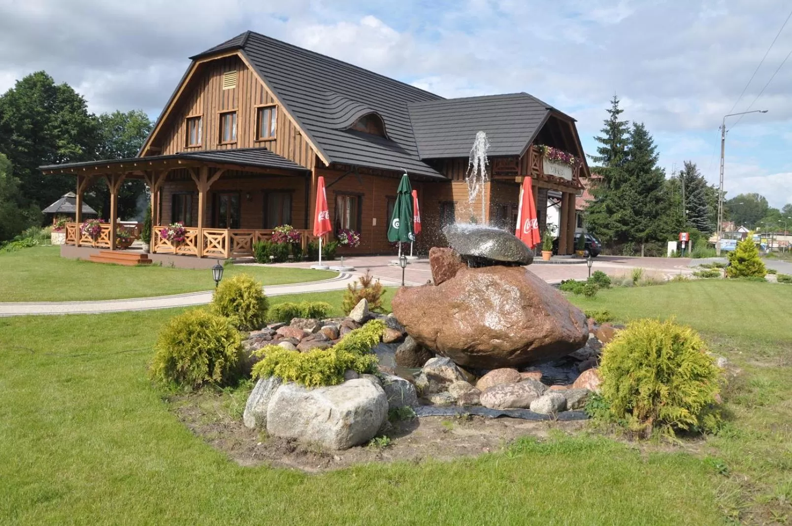 Lounge or bar, Garden in Restauracja Sidło