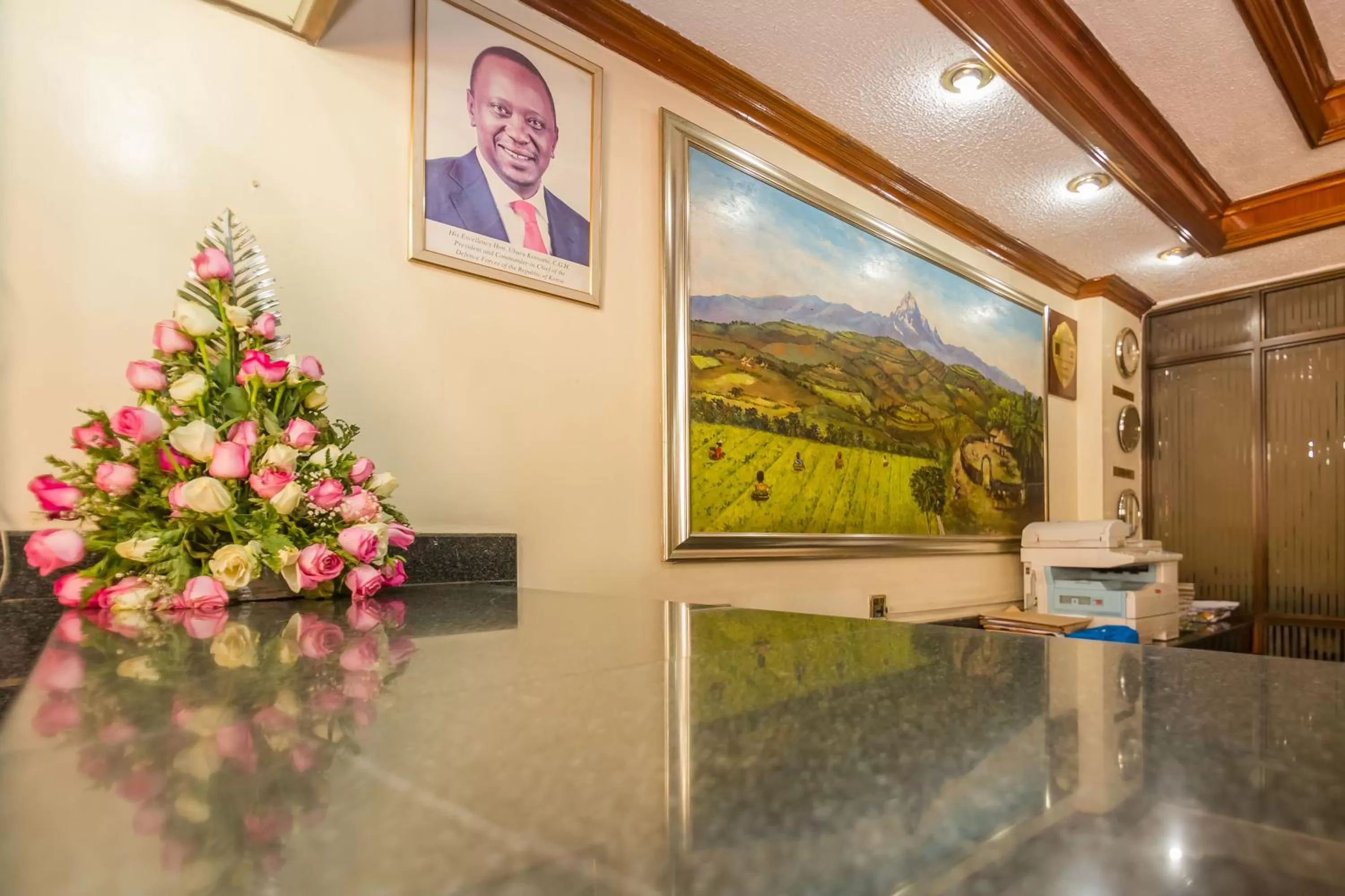 Lobby or reception in Marble Arch Hotel