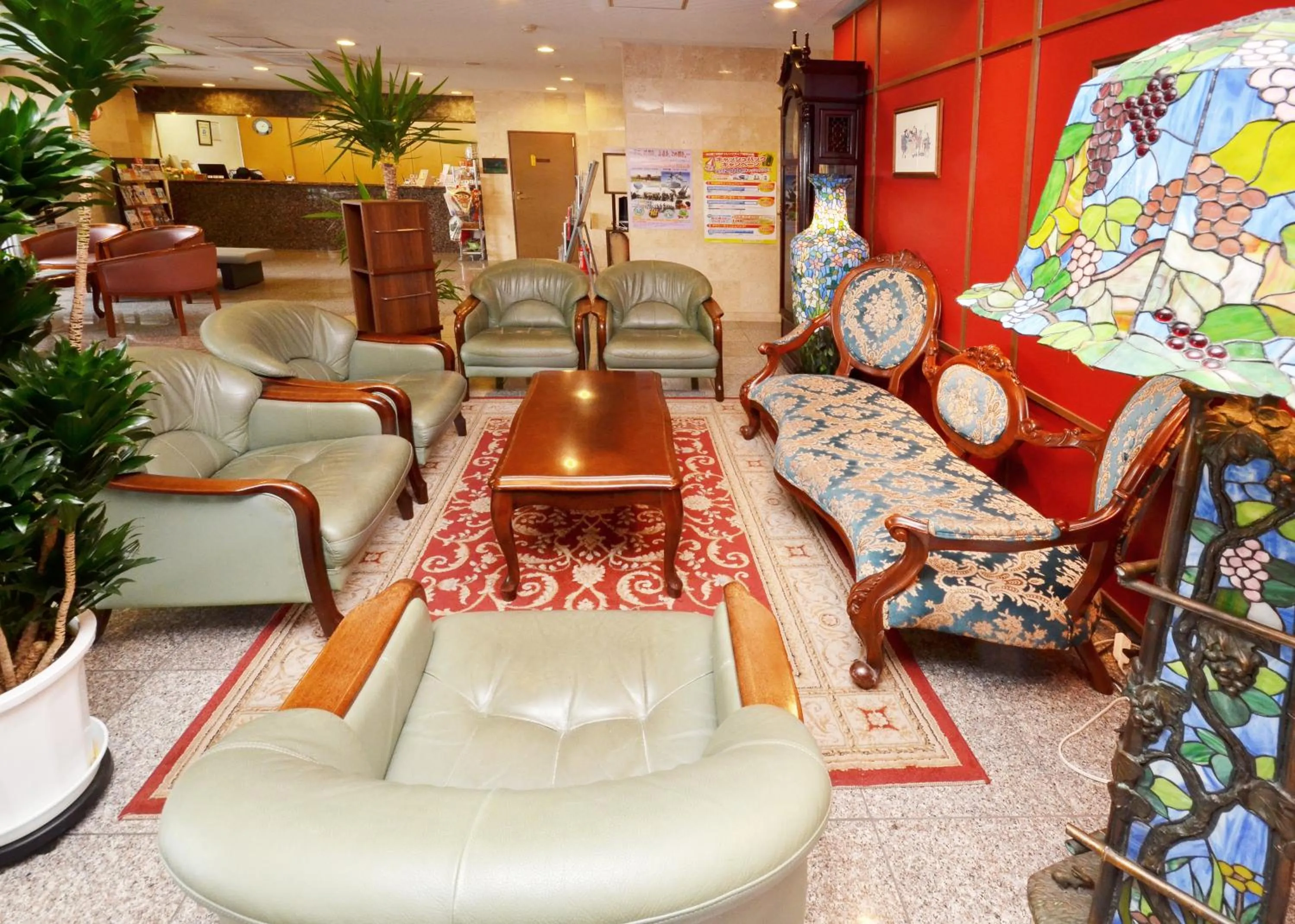 Lobby or reception in Omura Central Hotel