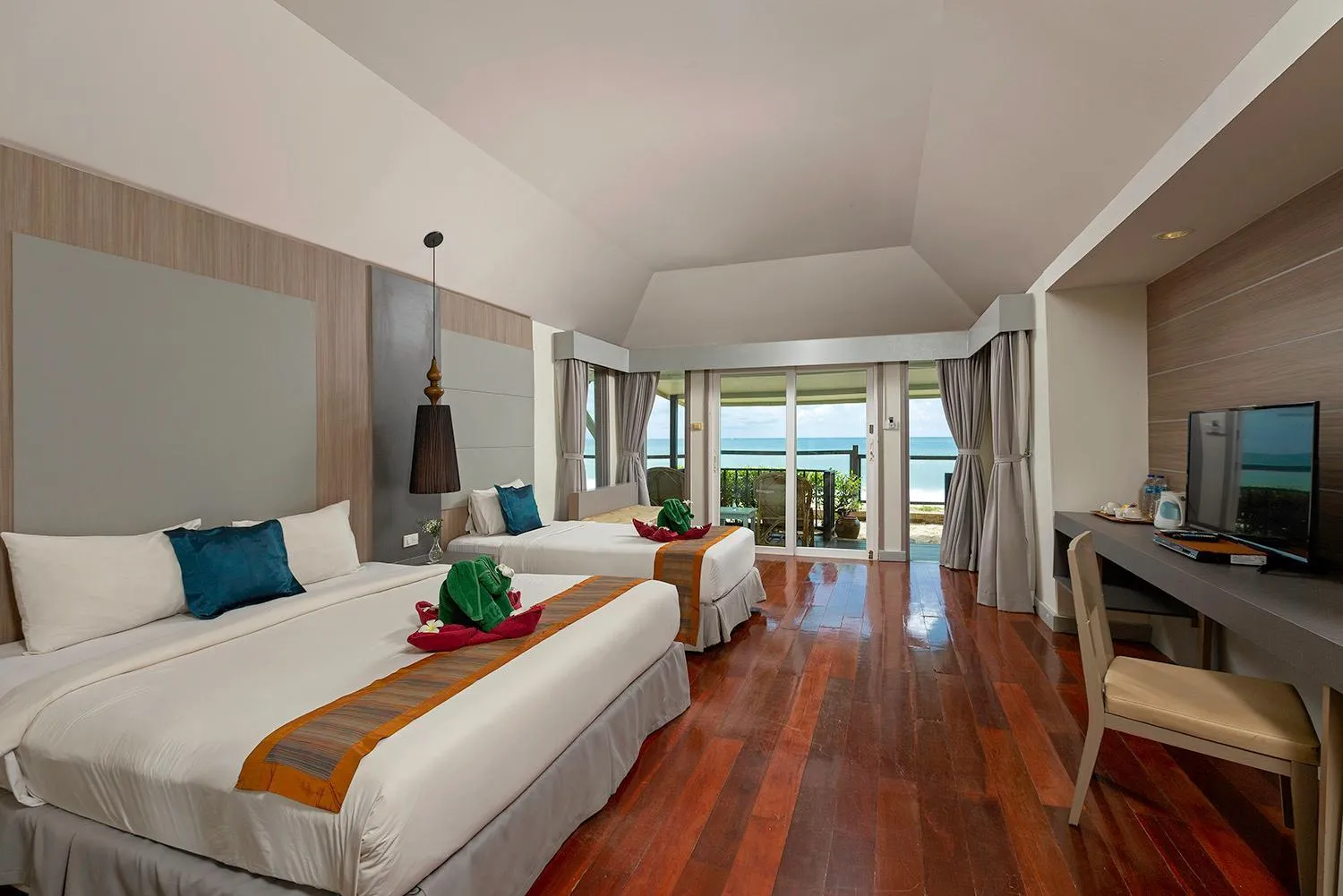Living room, Bed in Nakara Long Beach Resort - SHA Extra Plus