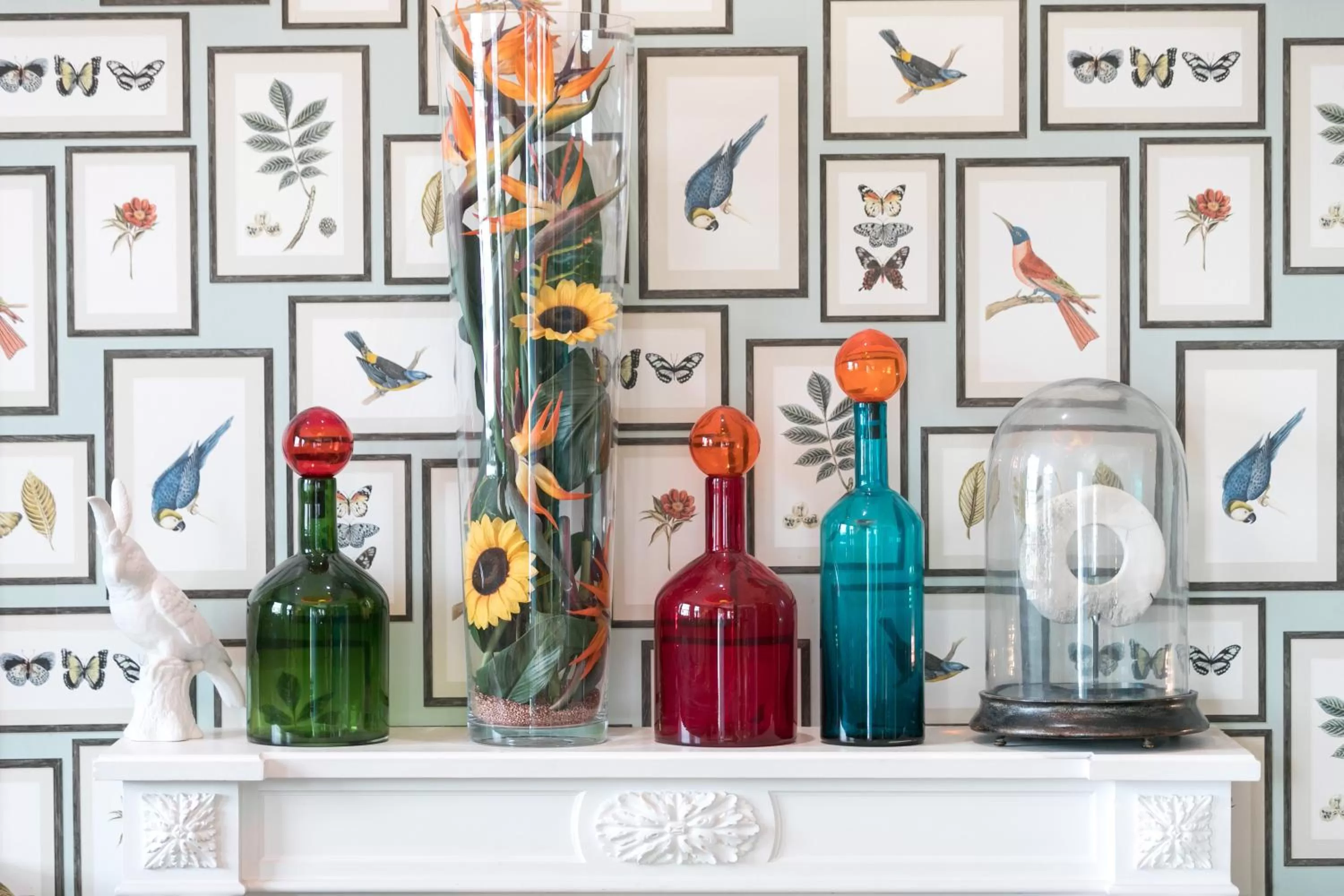 Decorative detail in Villa Bougainville by Happyculture