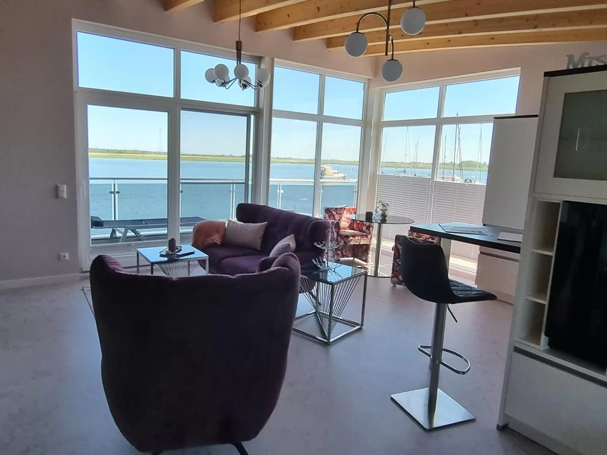 Living room in Schwimmende Häuser im BALTIC SEA RESORT