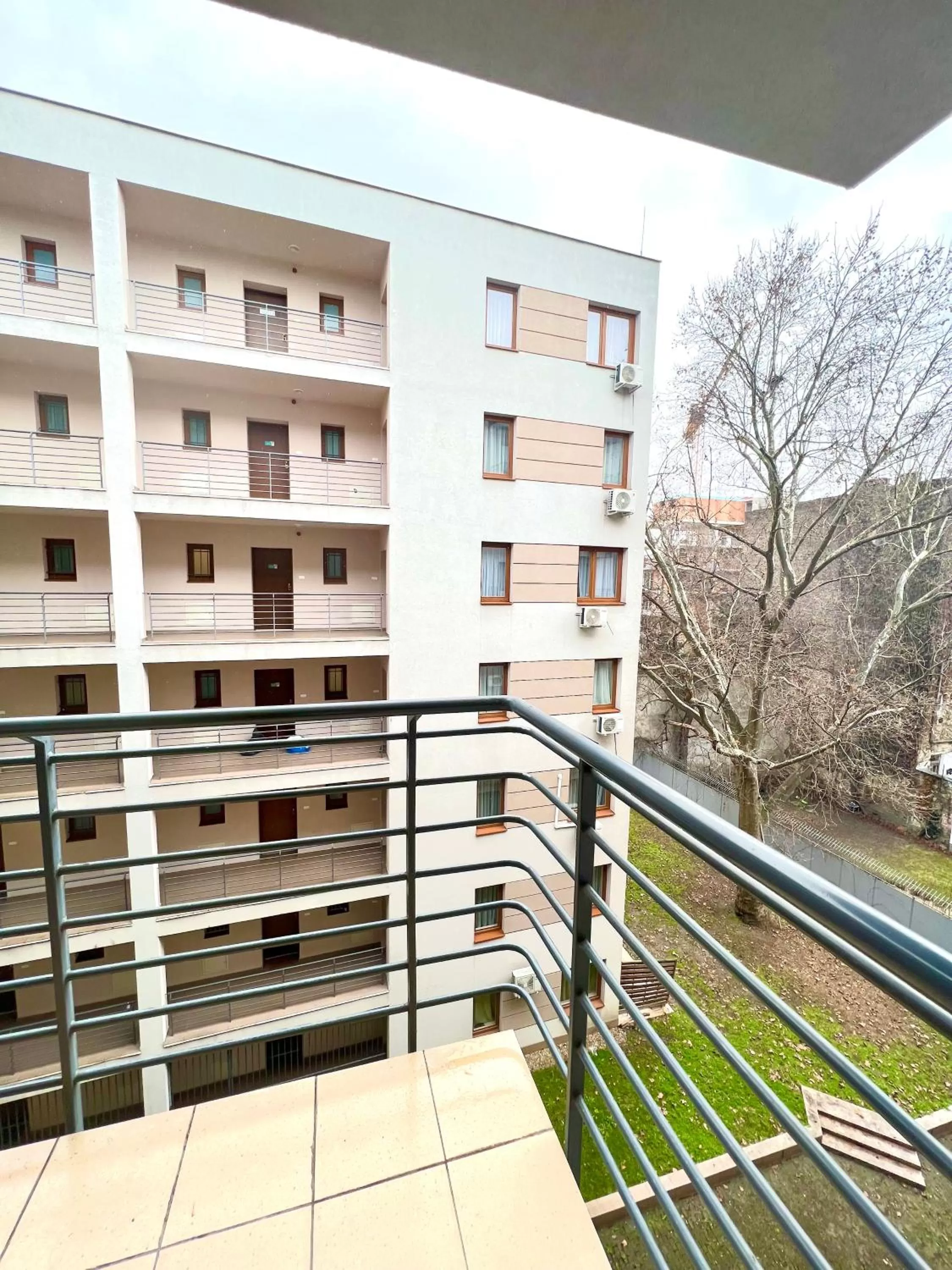 Garden view in Prince Apartments