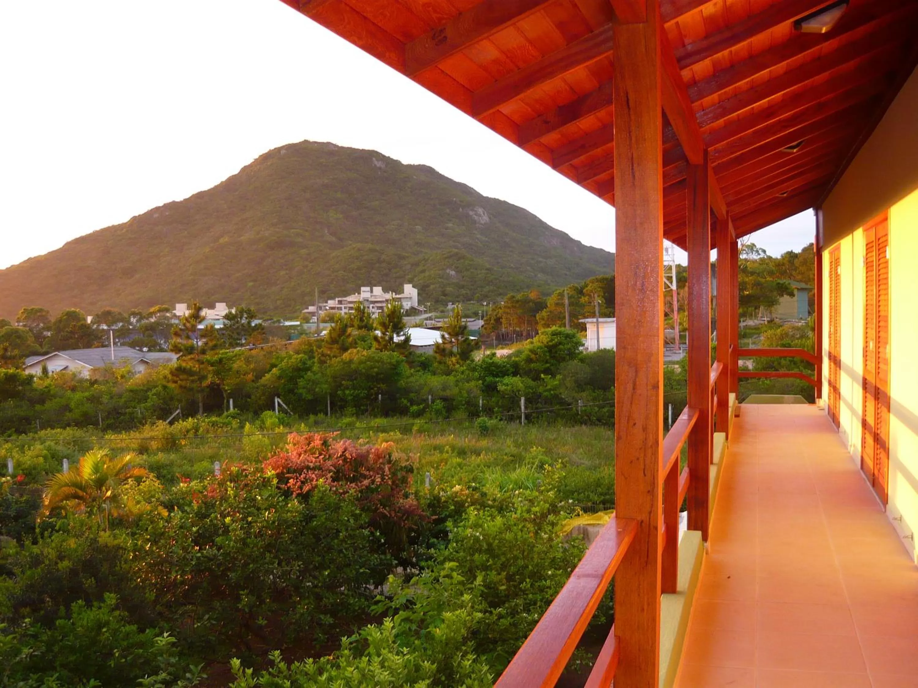 Balcony/Terrace in Pousada Mar de Cristal