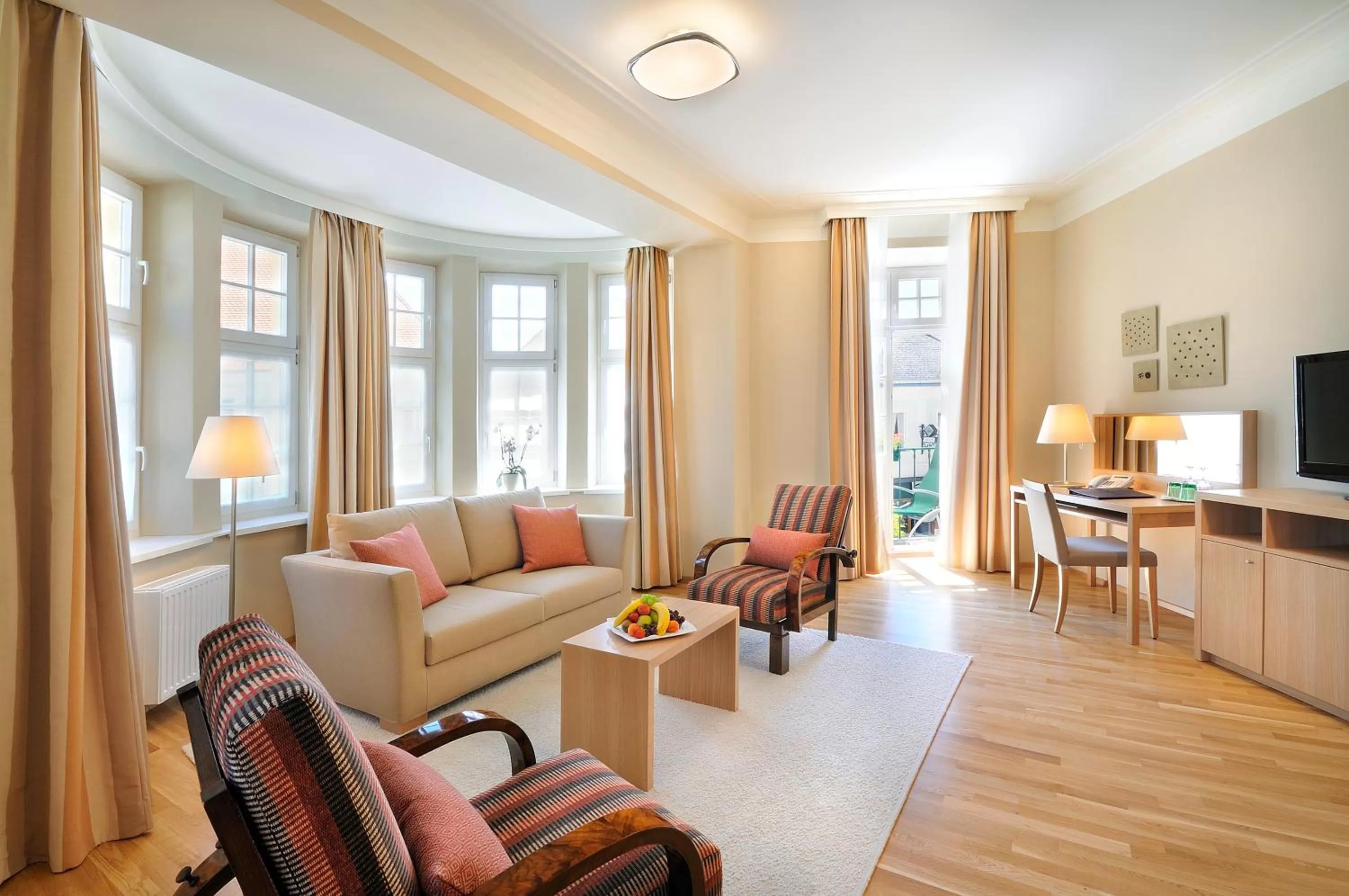 Living room, Seating Area in La Pura Women's Health Resort Kamptal