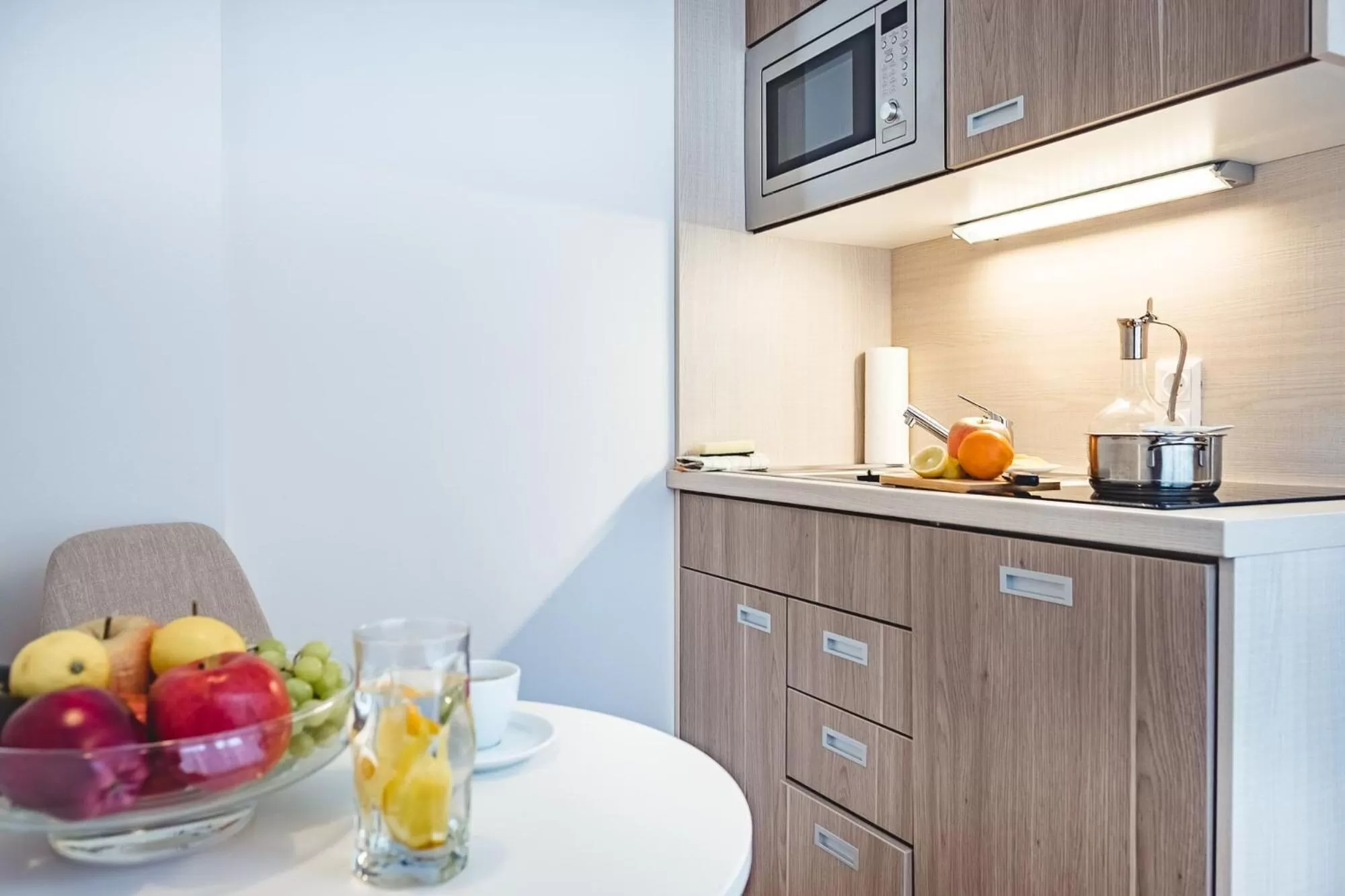 Kitchen or kitchenette in Oliver Urban I Self check-in Apartments
