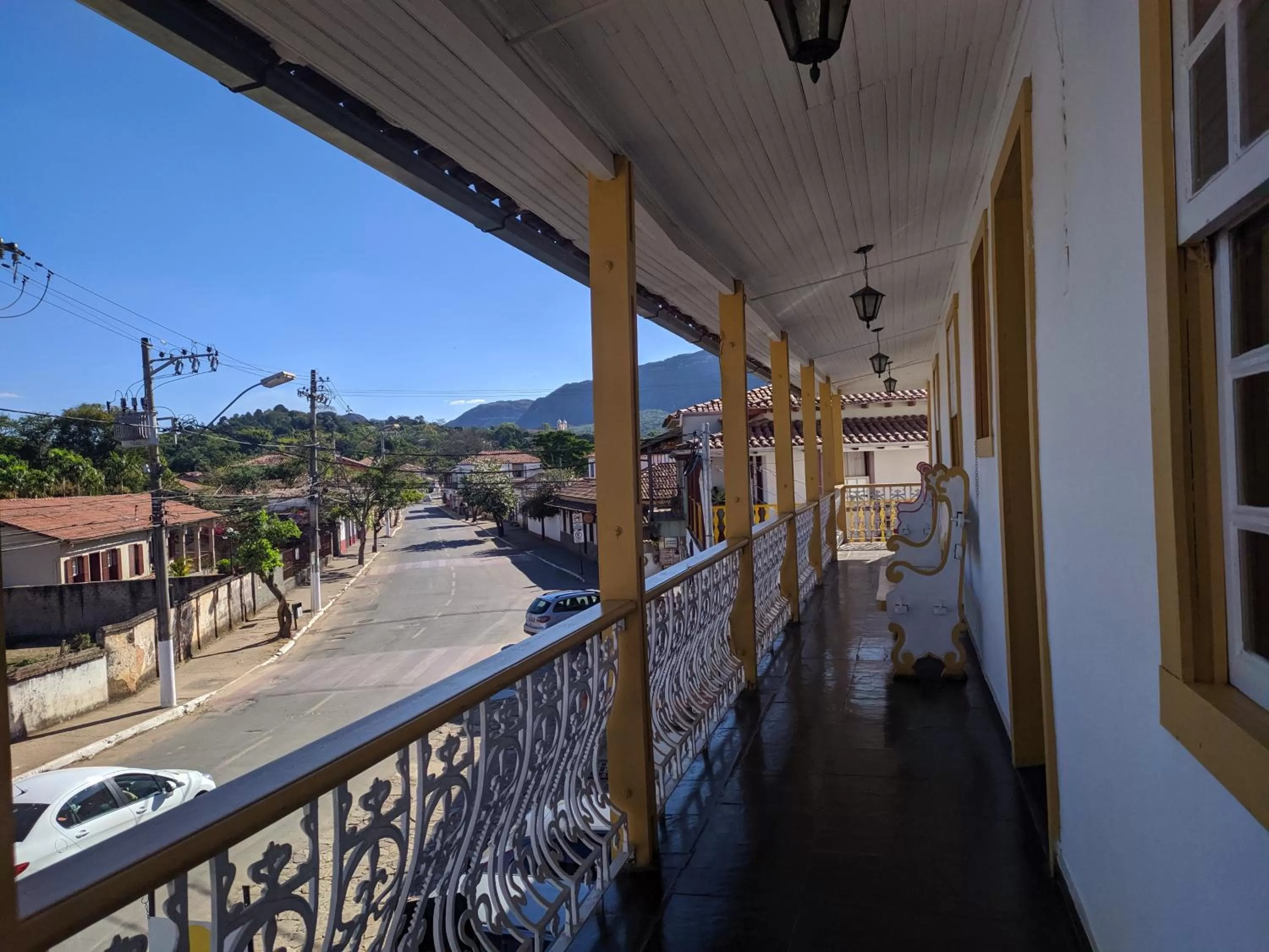 Balcony/Terrace in Pousada o Amanhecer