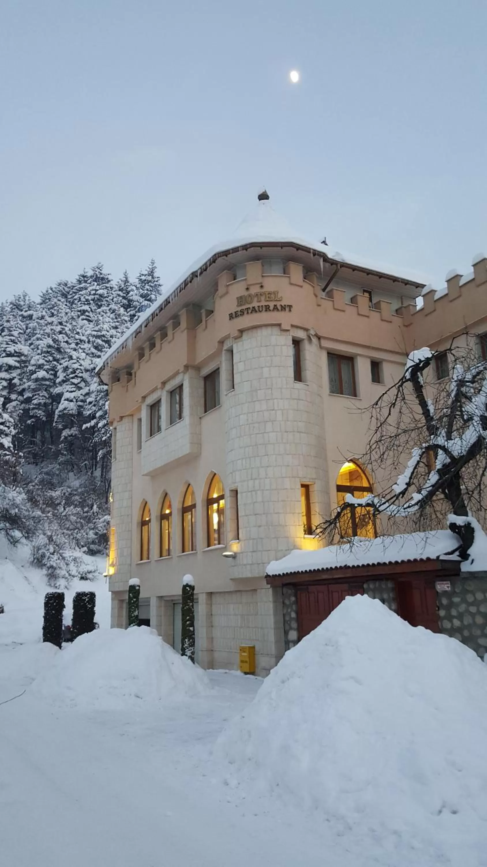 Winter in The Castle Hotel