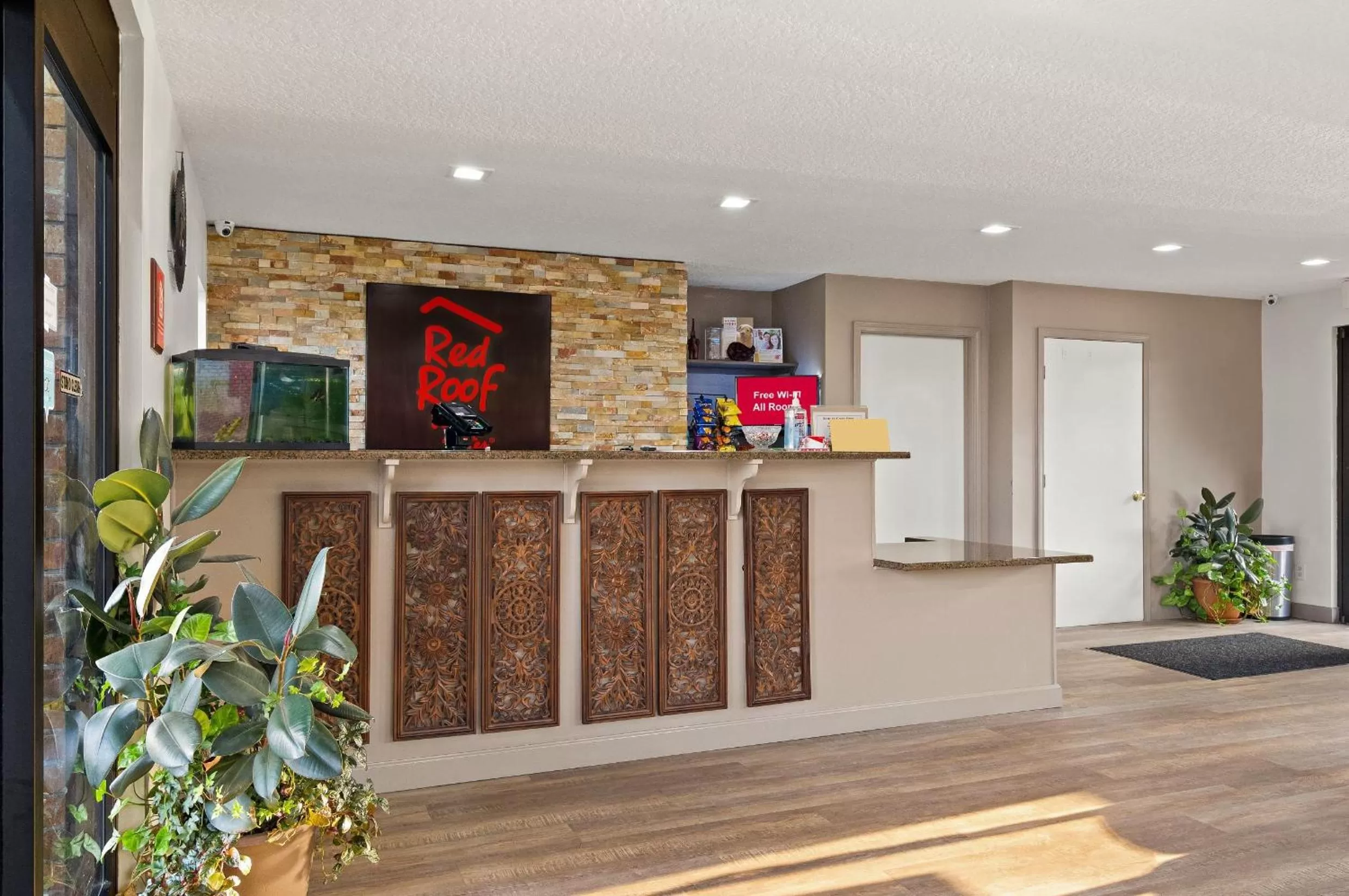 Lobby or reception in Red Roof Inn Baldwin