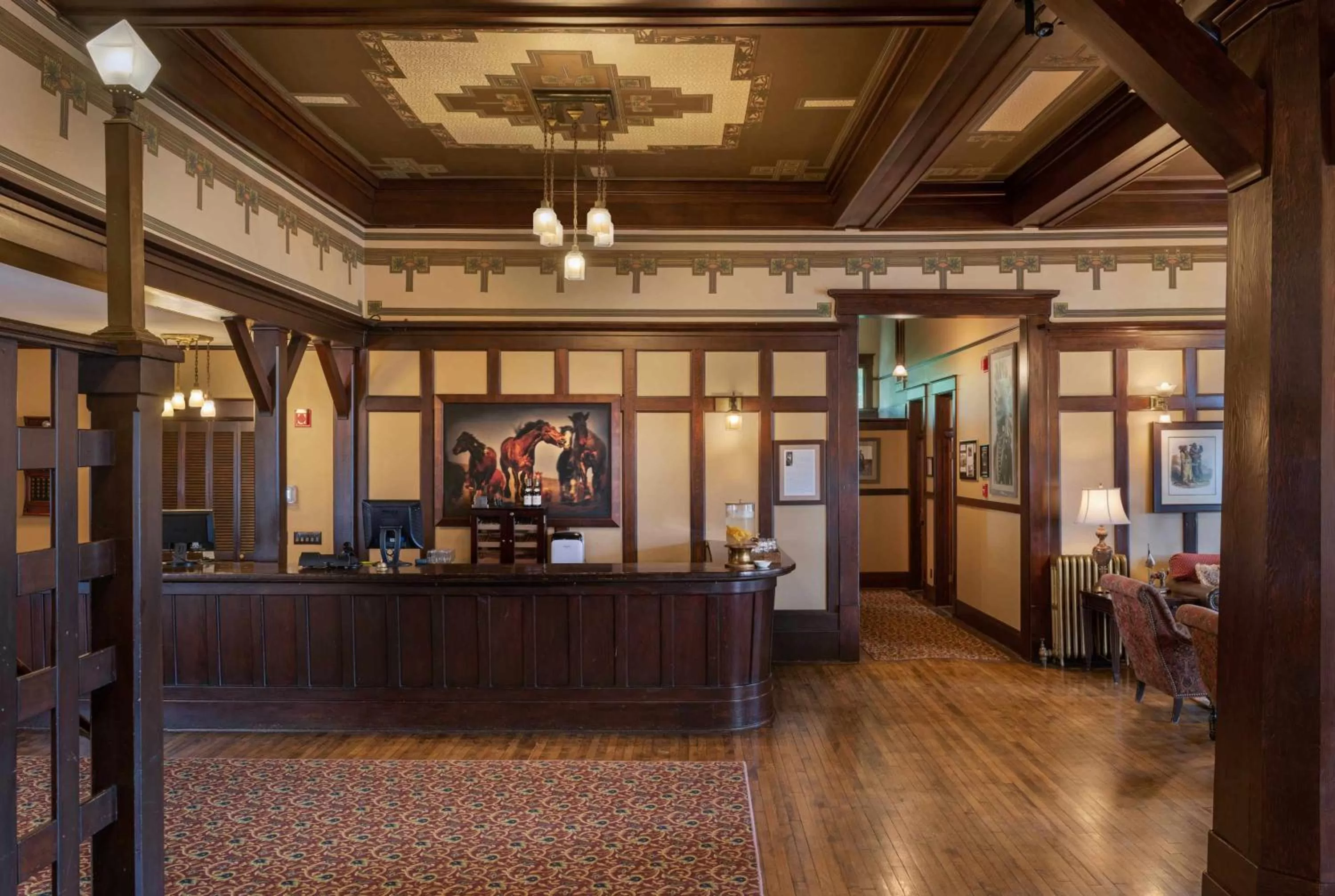 Lobby or reception in The Sacajawea Hotel