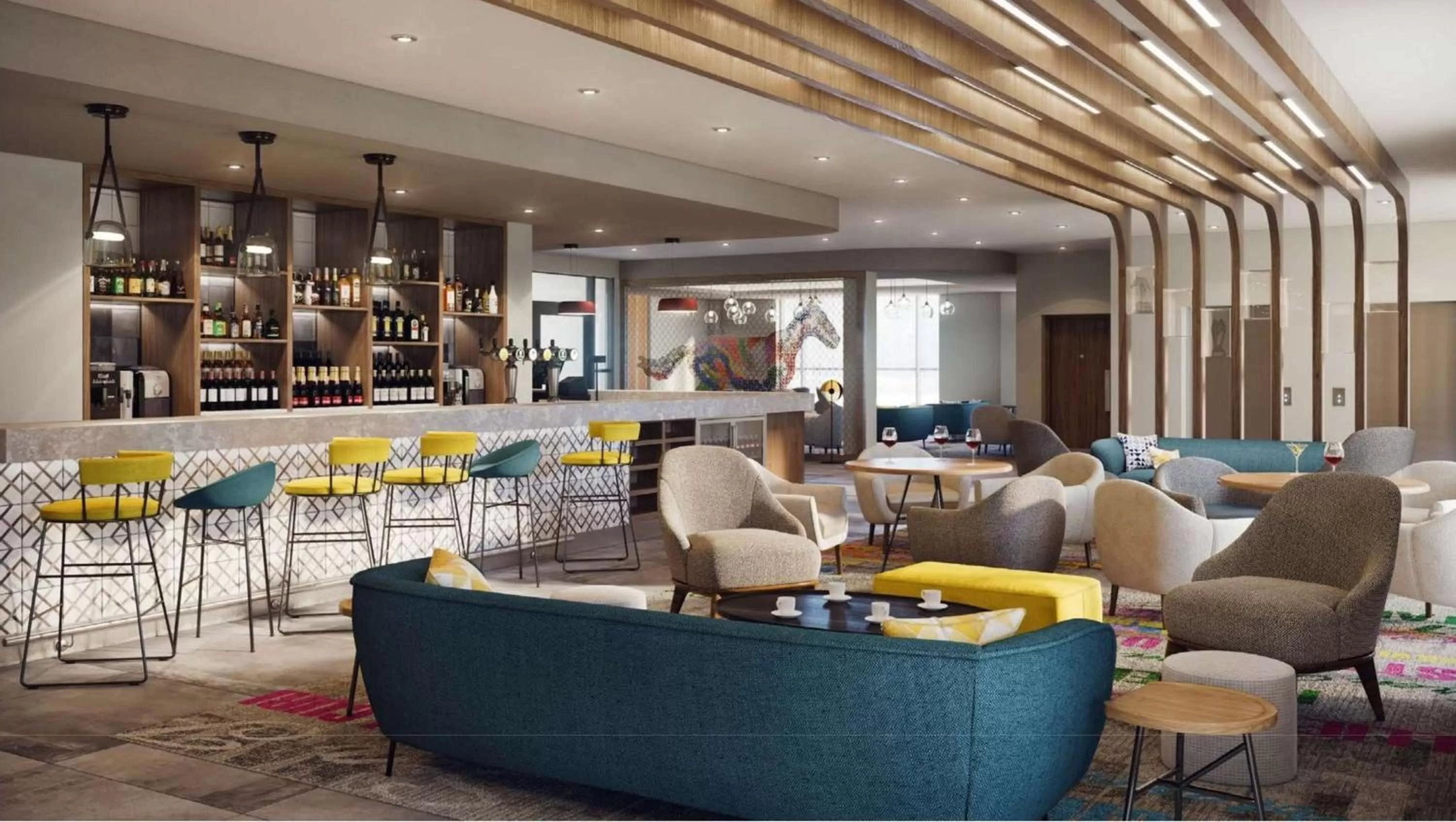 Lounge or bar in Hampton By Hilton Hamilton Park