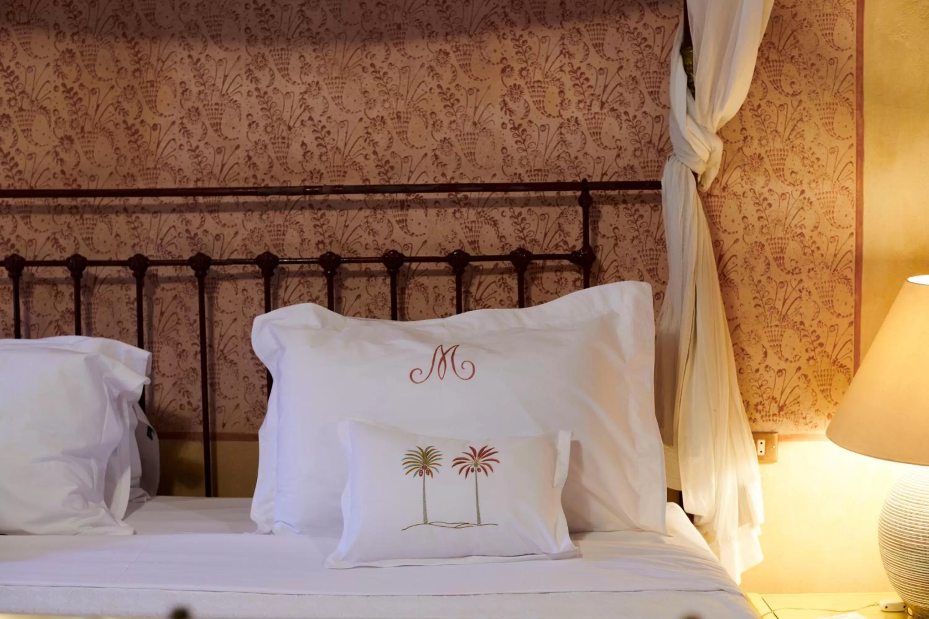 Bed in Al Moudira Hotel