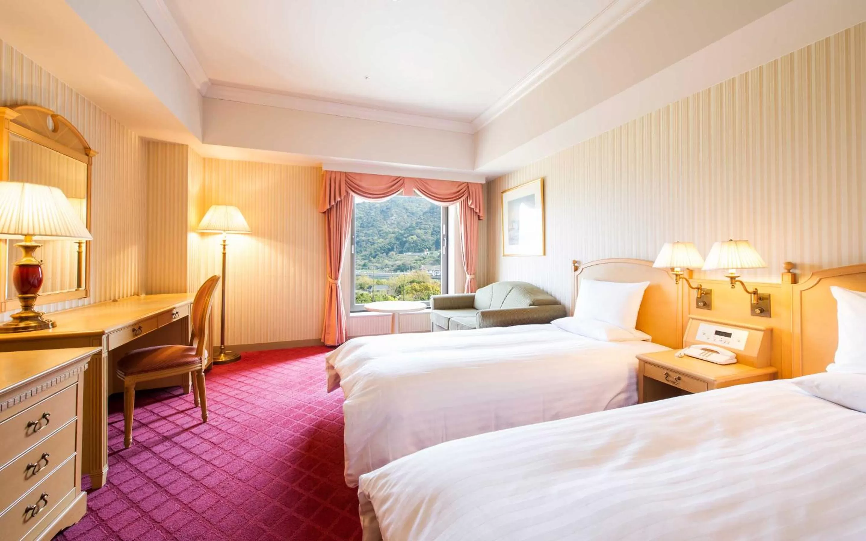 [Advance payment] Twin Room Station View - single occupancy in Hotel Okura JR Huis Ten Bosch