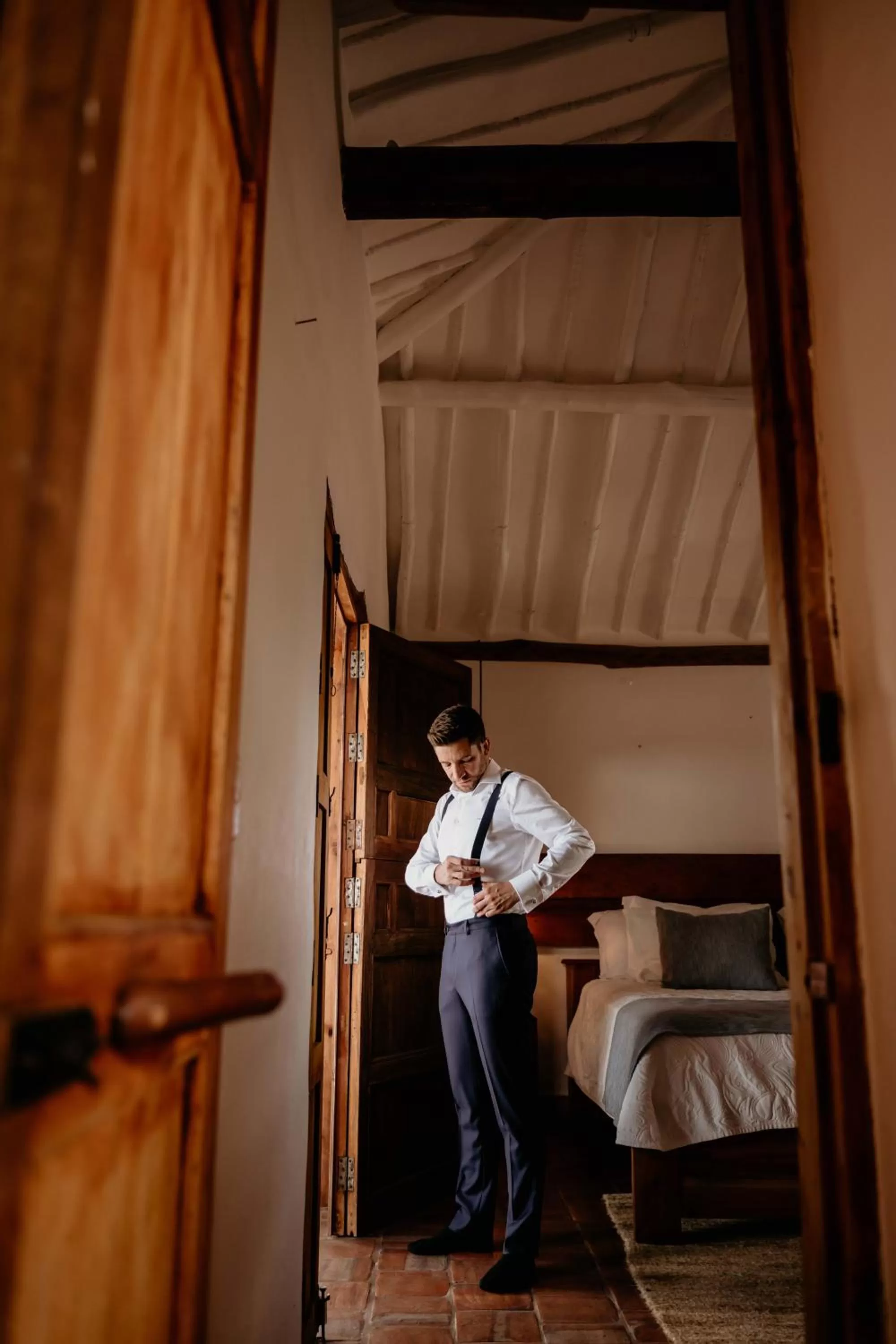 Bed in Hotel Buenosaires Barichara