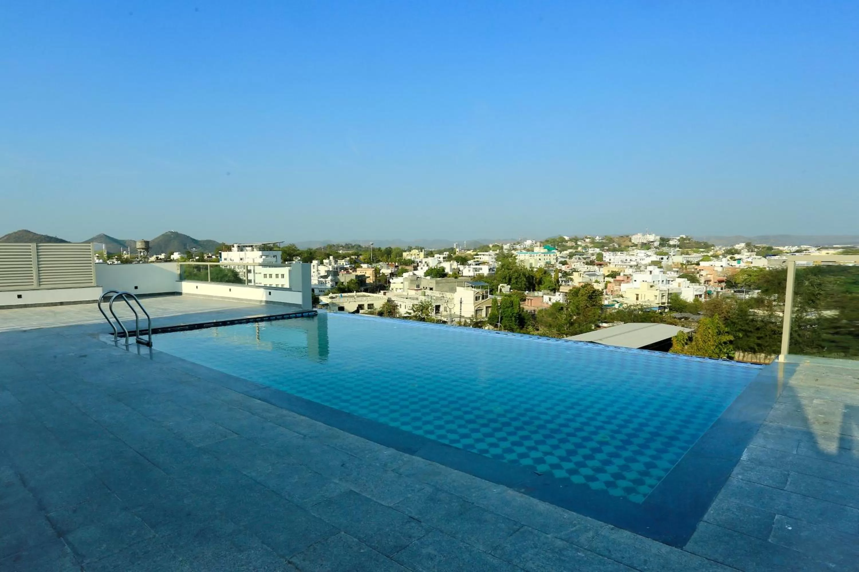 Pool view in Hotel Bawa Udaipur