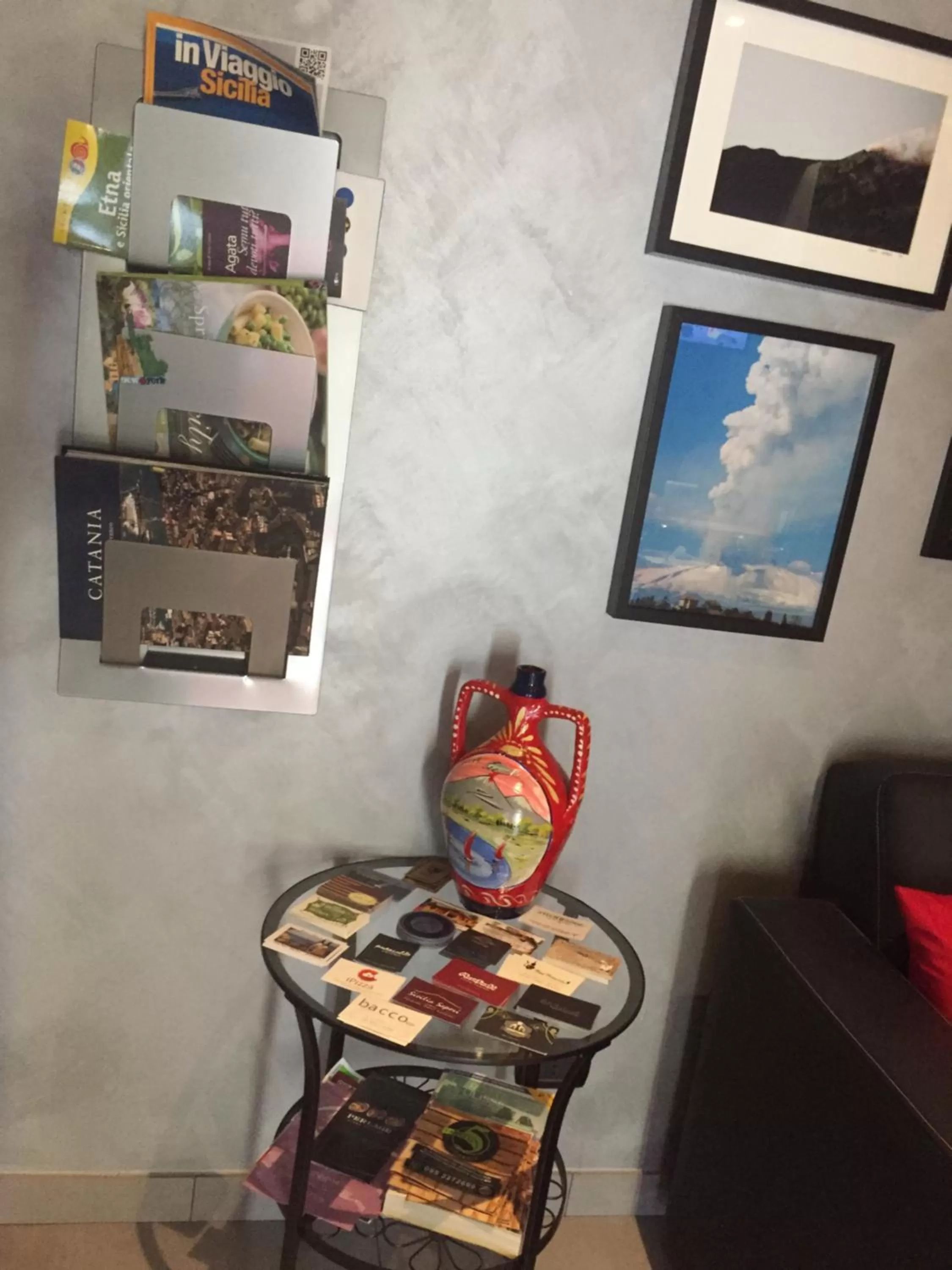 Decorative detail in La Dimora