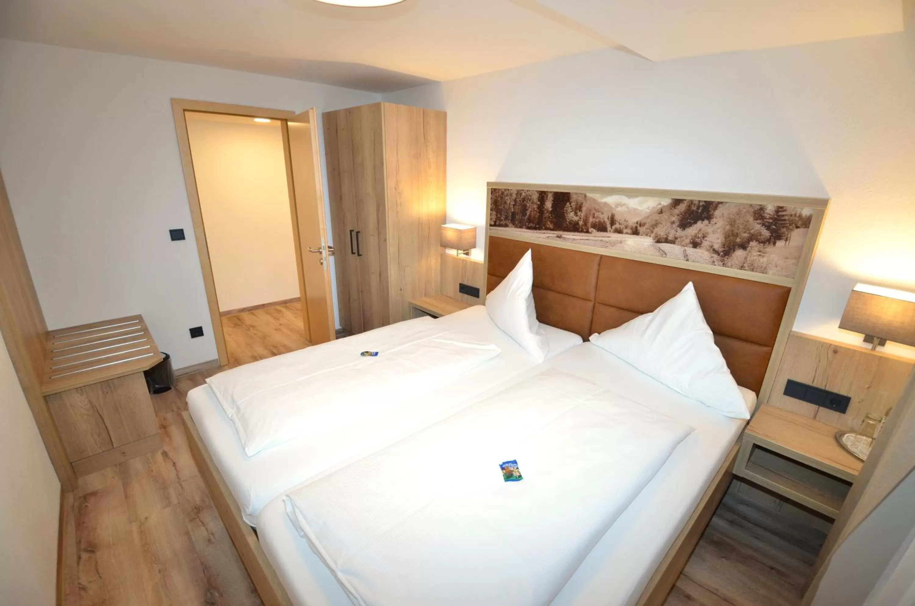 Photo of the whole room, Bed in Naturhotel Café Waldesruhe