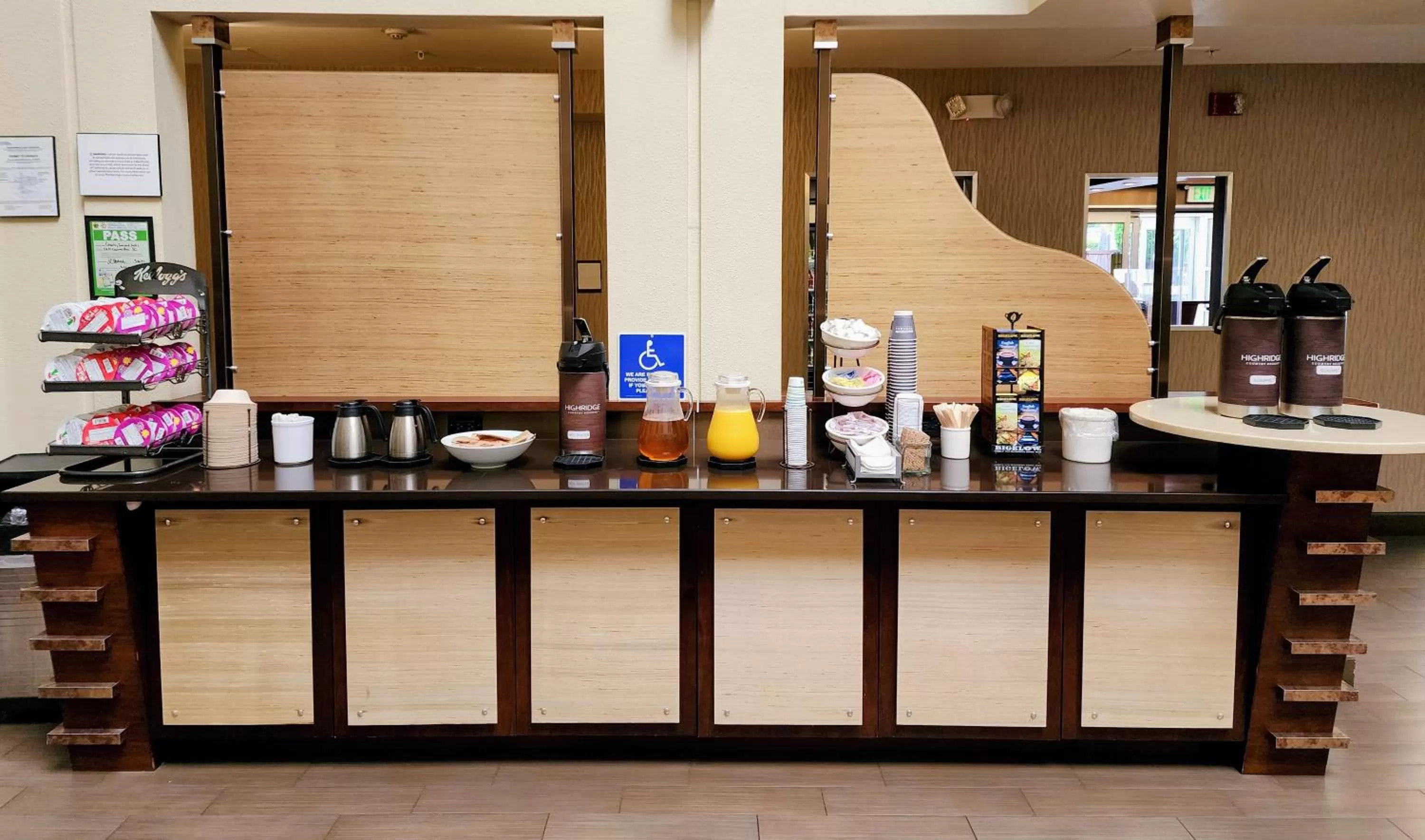 Buffet breakfast in Country Inn & Suites by Radisson, San Carlos, CA