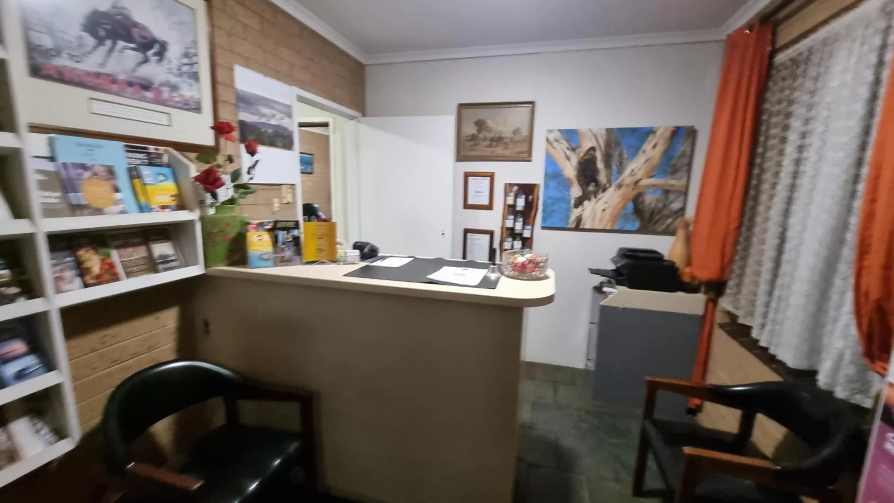 Lobby or reception in Lone Pine Motel